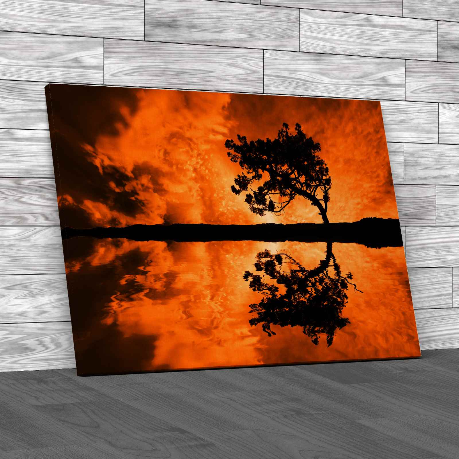 Vibrant African Sunset Canvas Print Large Picture Wall Art eBay