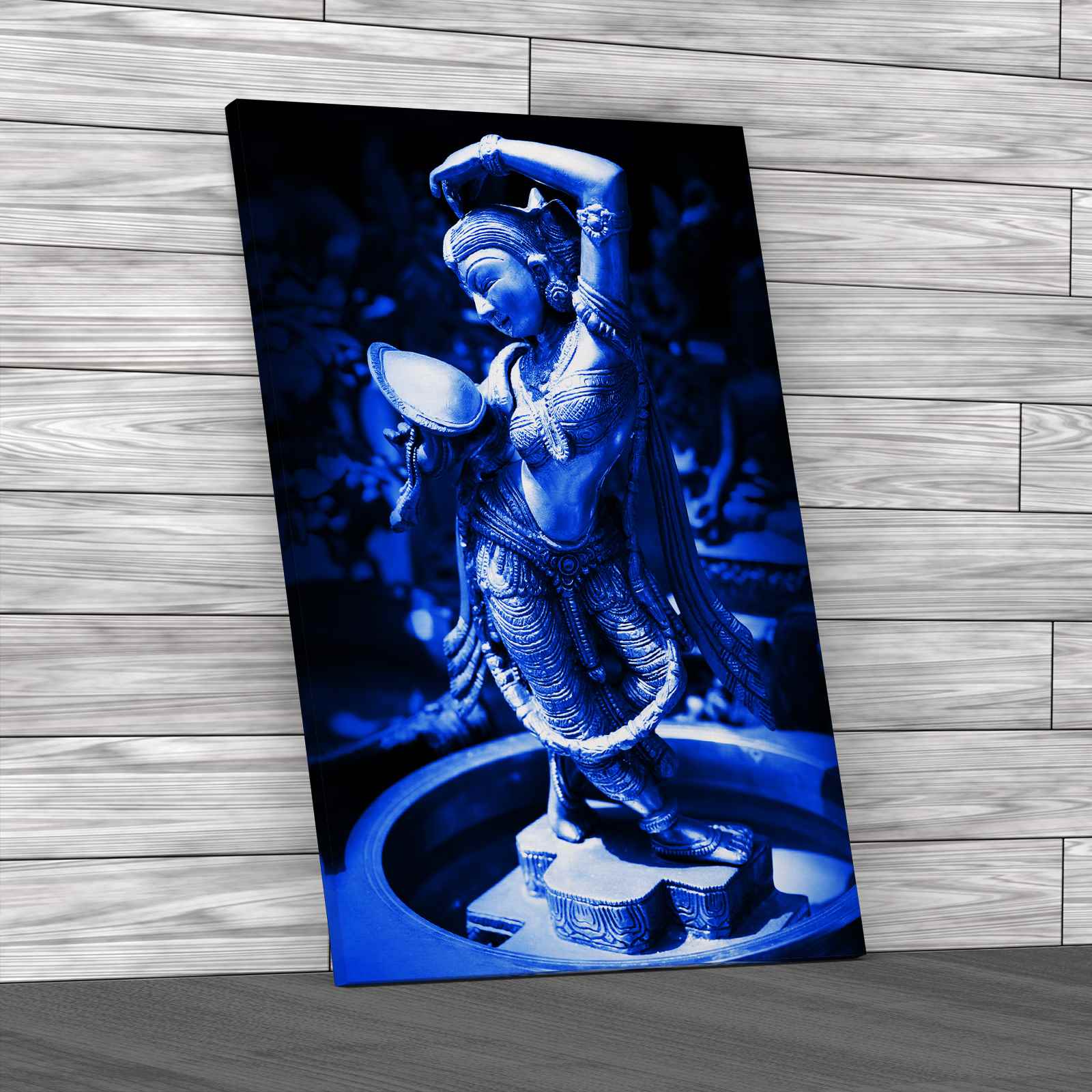 Metallic Hindu Shiva Canvas Print Large Picture Wall Art - Picture 5 of 12
