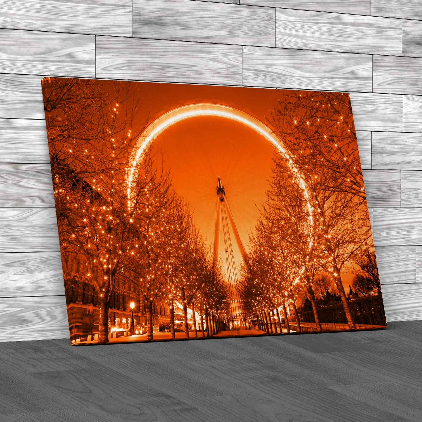 london-eye-at-night-canvas-print-large-picture-wall-art-ebay