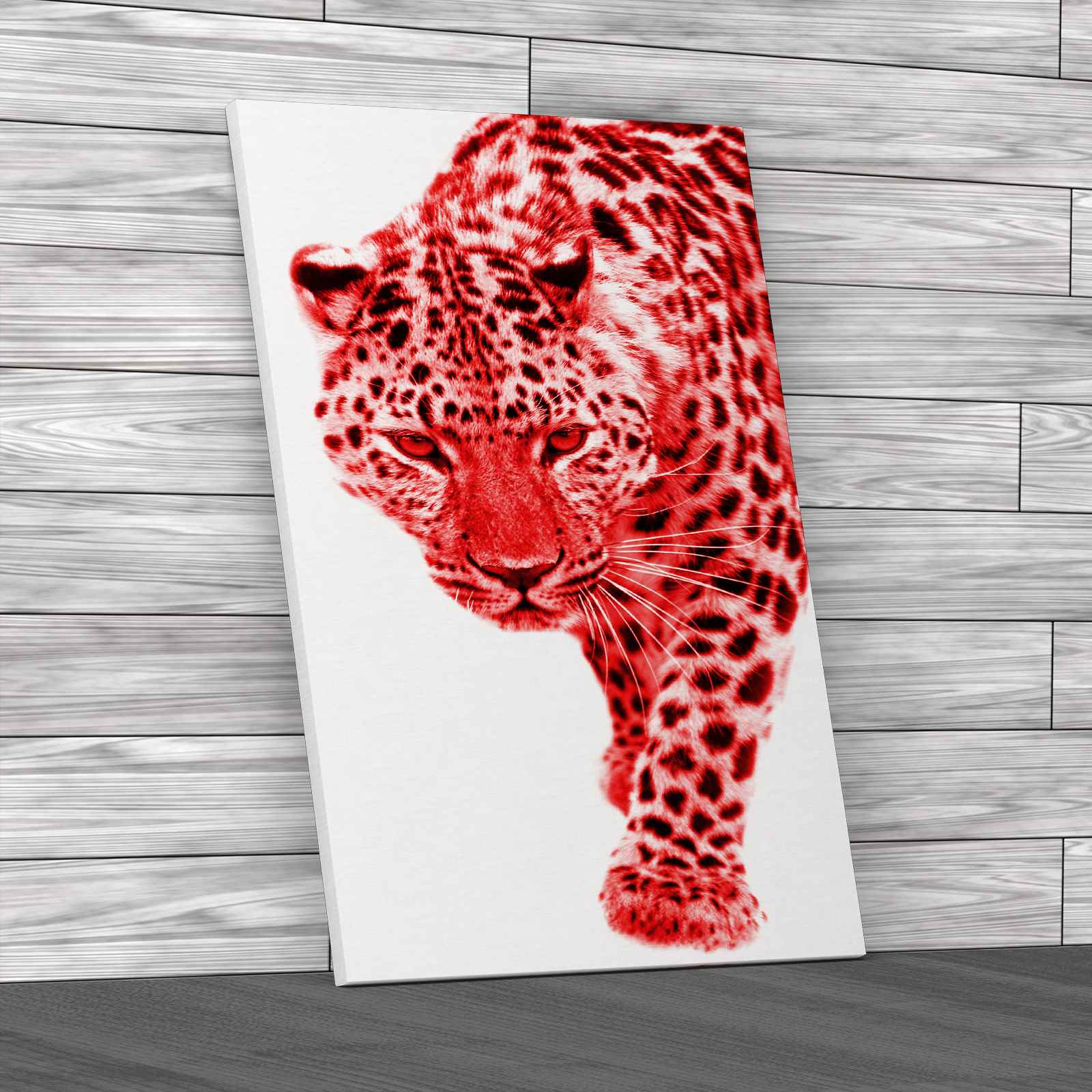 Close Prowling Leopard Canvas Print Large Picture Wall Art - Picture 4 of 12