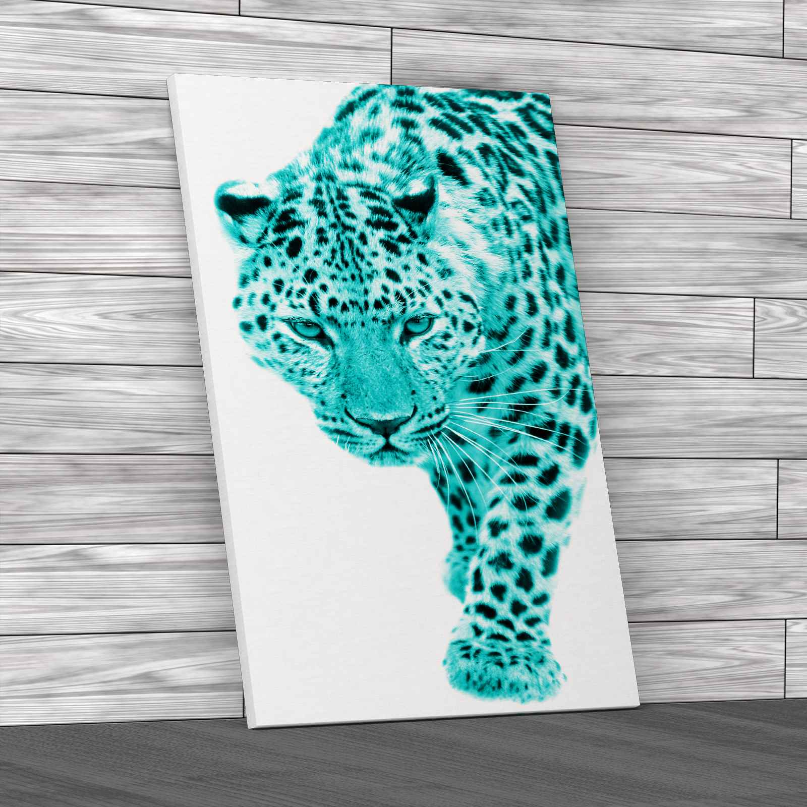 Close Prowling Leopard Canvas Print Large Picture Wall Art - Picture 6 of 12