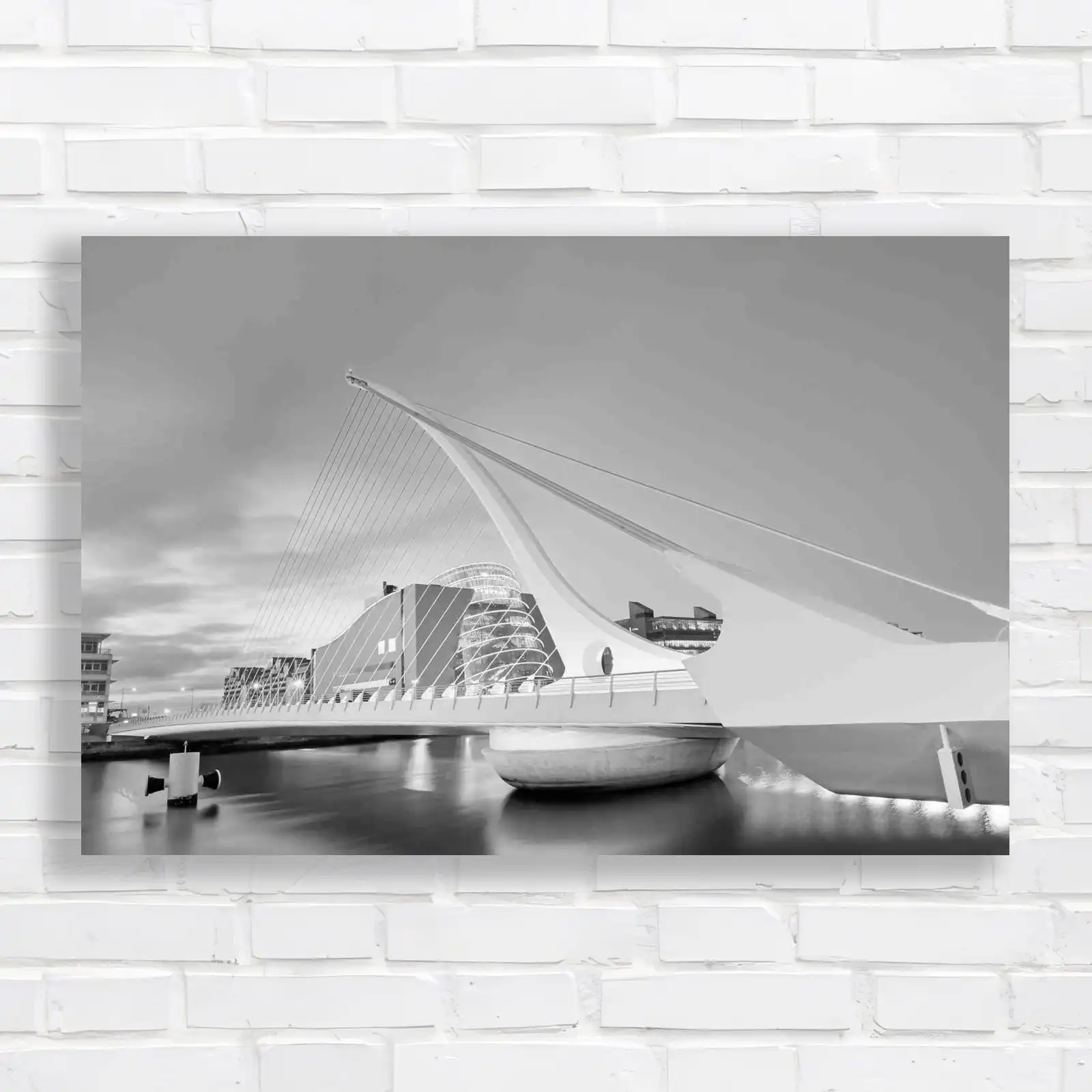 The Samuel Beckett Bridge Canvas Print Large Picture Wall Art | eBay UK