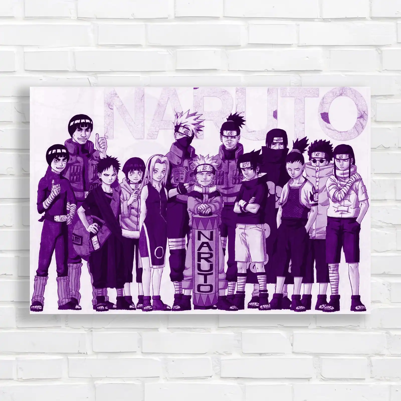 Naruto Anime Cast Canvas Print Large Picture Wall Art - Picture 8 of 12