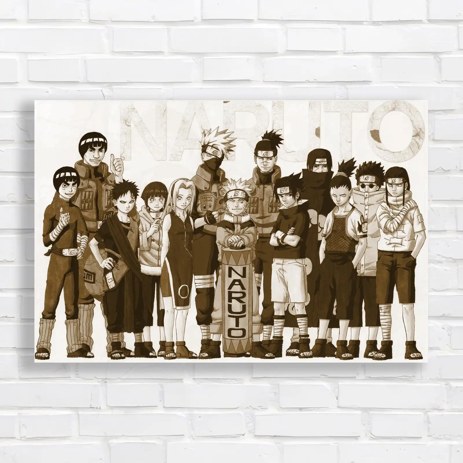 Naruto Anime Cast Canvas Print Large Picture Wall Art - Picture 12 of 12