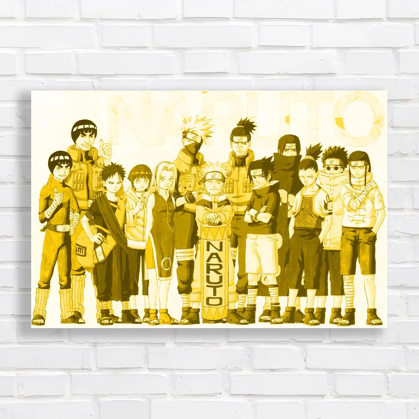 Naruto Anime Cast Canvas Print Large Picture Wall Art - Picture 10 of 12