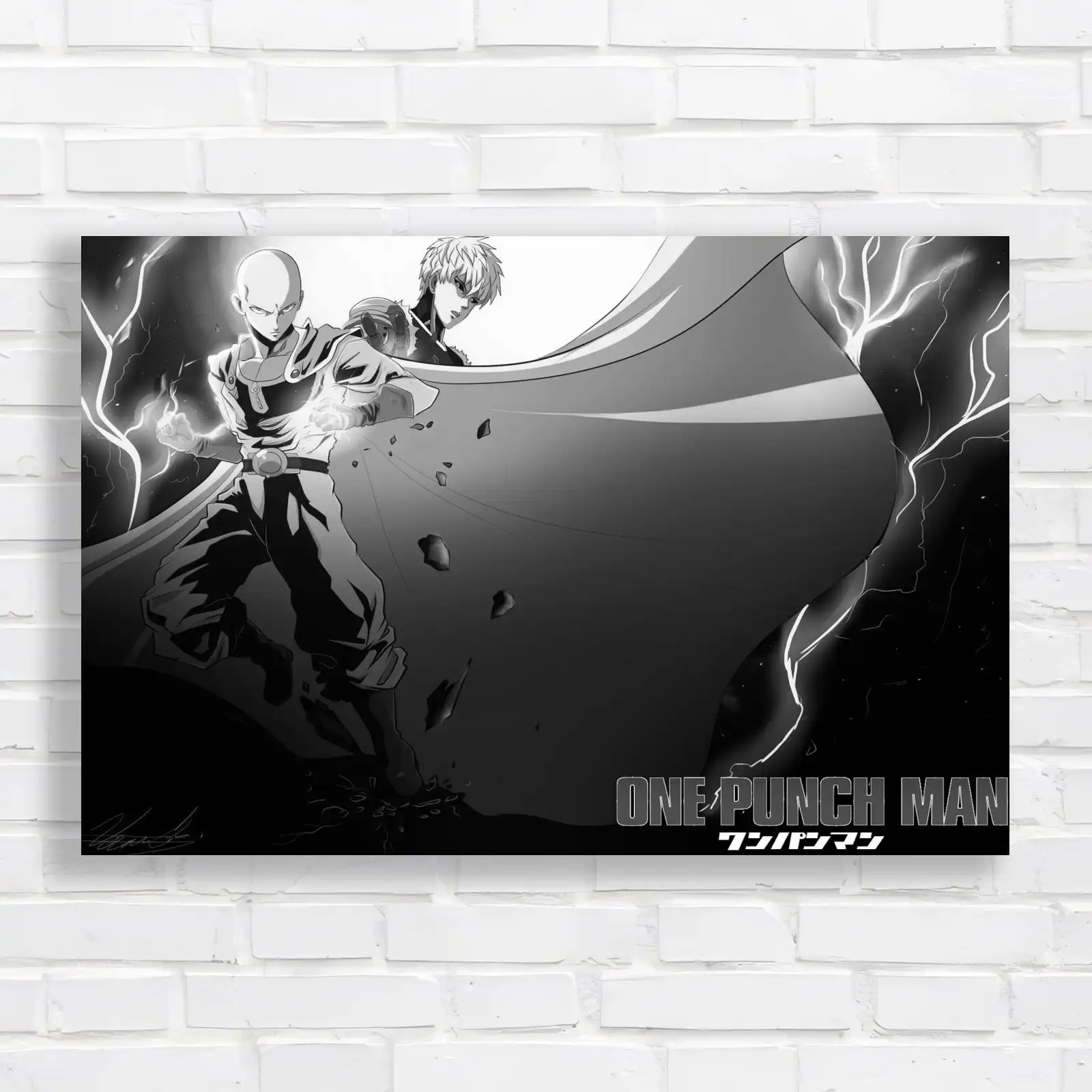 One Punch Man Anime Action Canvas Print Large Picture Wall Art - Picture 3 of 12