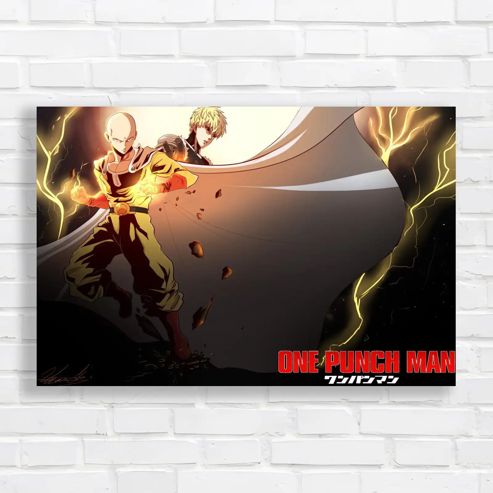 One Punch Man Anime Action Canvas Print Large Picture Wall Art - Picture 2 of 12