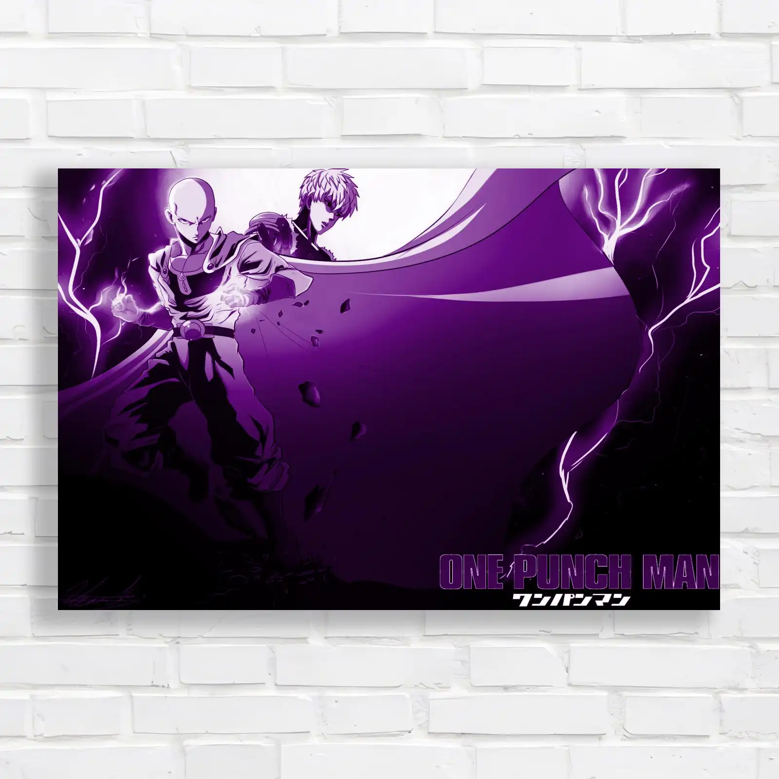 One Punch Man Anime Action Canvas Print Large Picture Wall Art - Picture 8 of 12