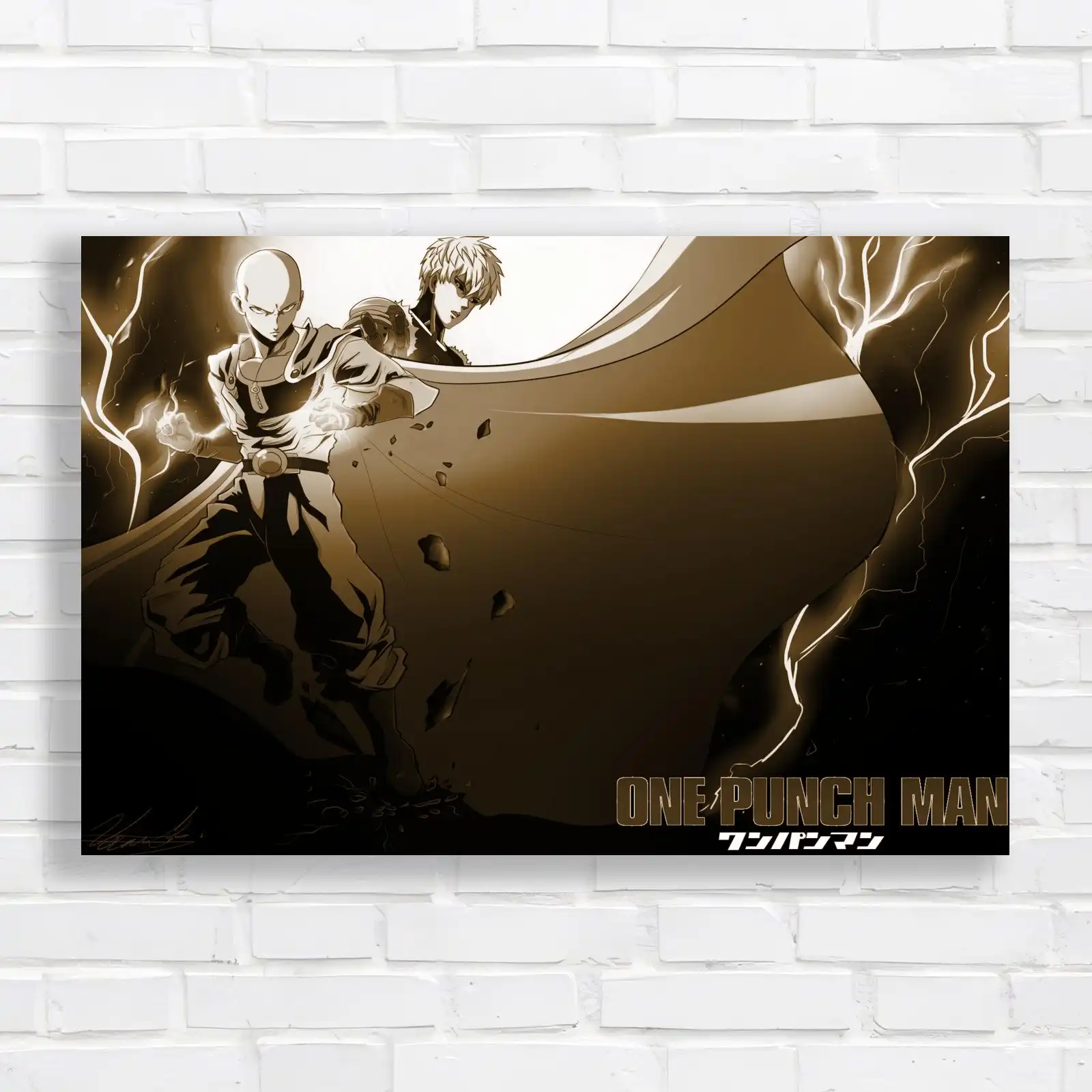 One Punch Man Anime Action Canvas Print Large Picture Wall Art - Picture 12 of 12