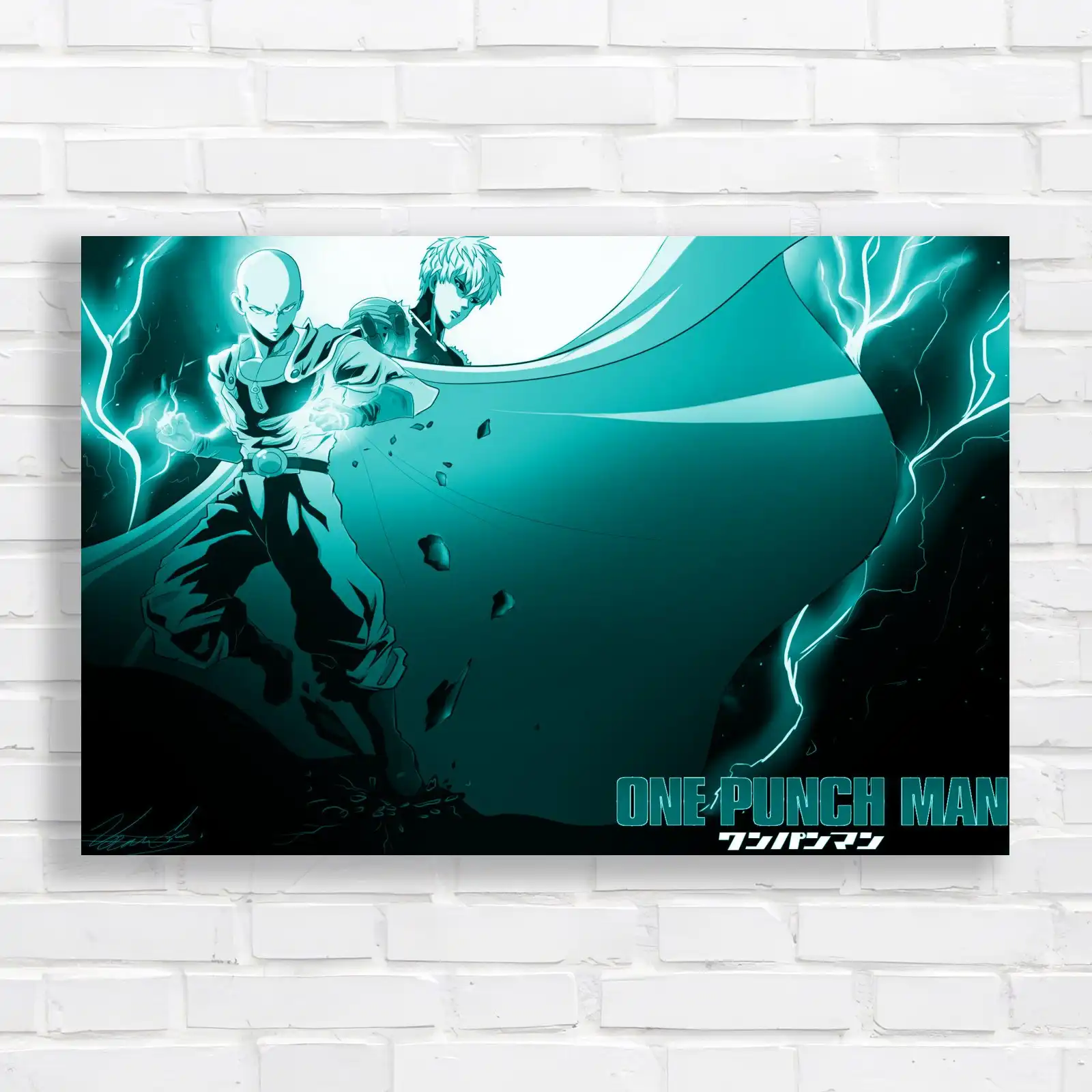 One Punch Man Anime Action Canvas Print Large Picture Wall Art - Picture 6 of 12