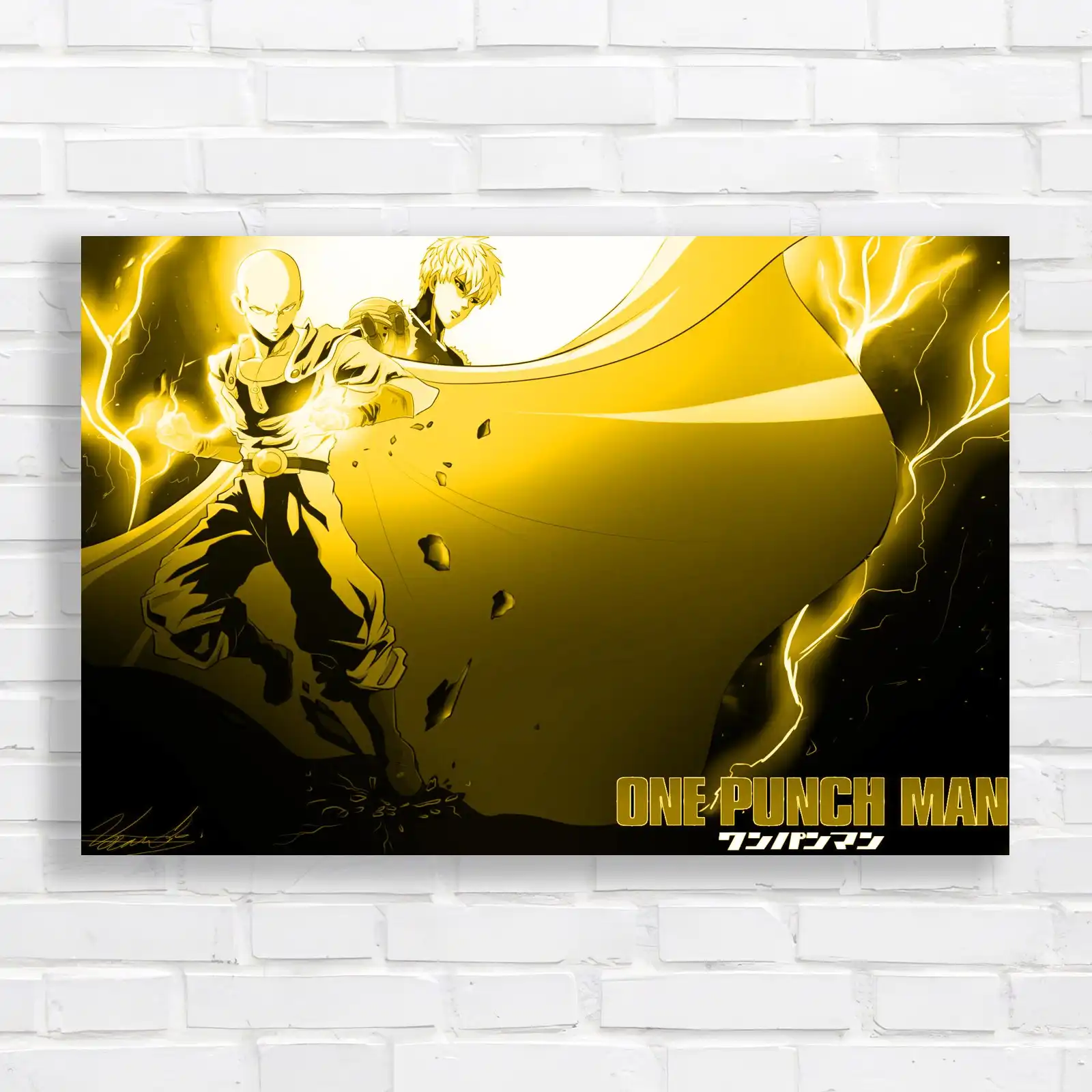 One Punch Man Anime Action Canvas Print Large Picture Wall Art - Picture 10 of 12