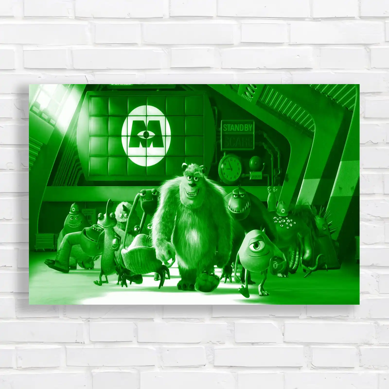 Monsters Inc Animated Characters Canvas Print Large Picture Wall Art - Picture 7 of 12