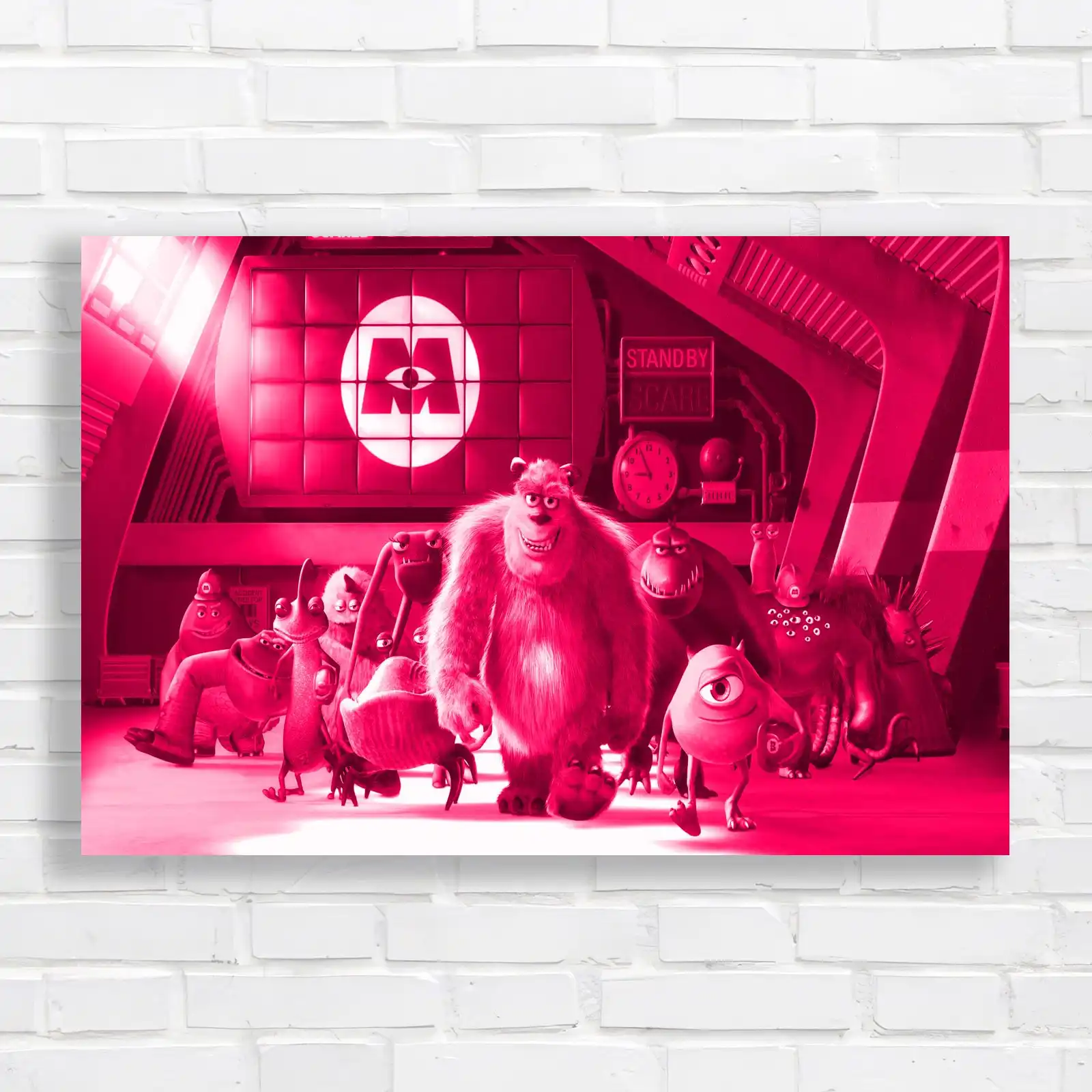 Monsters Inc Animated Characters Canvas Print Large Picture Wall Art - Picture 9 of 12