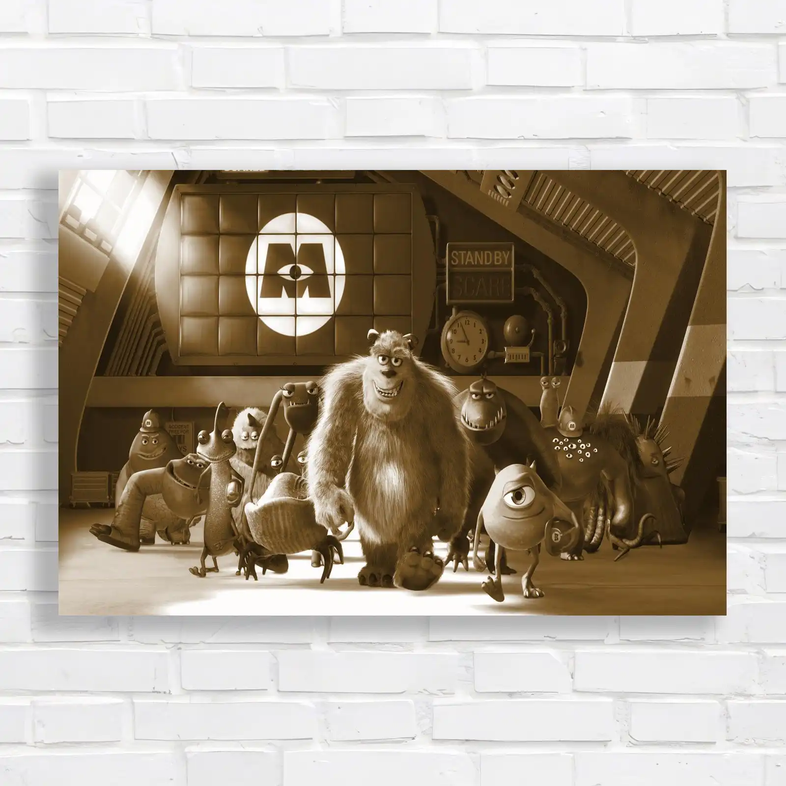 Monsters Inc Animated Characters Canvas Print Large Picture Wall Art - Picture 12 of 12