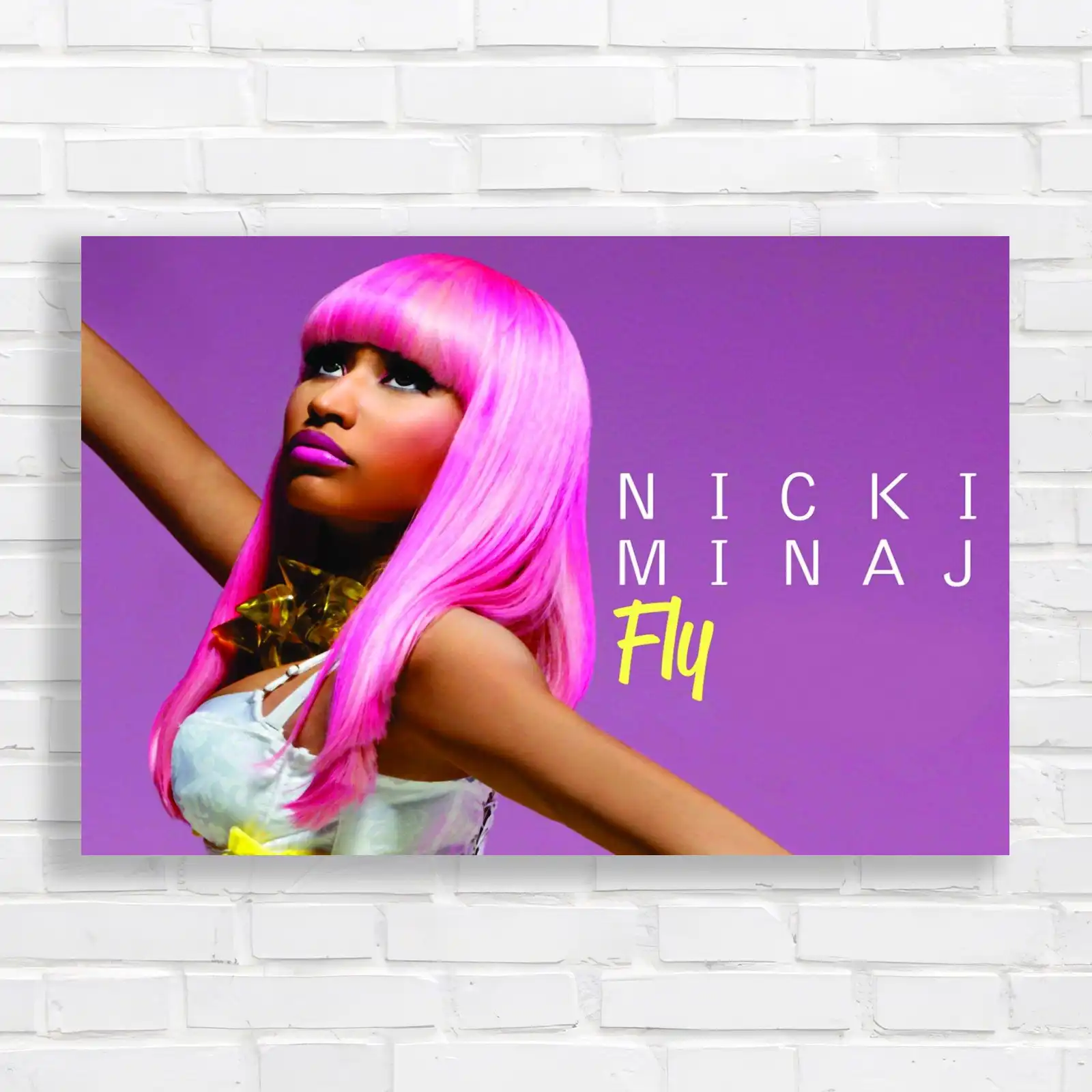 Nicki Minaj Fly Colorful Pop Canvas Print Large Picture Wall Art - Picture 2 of 12
