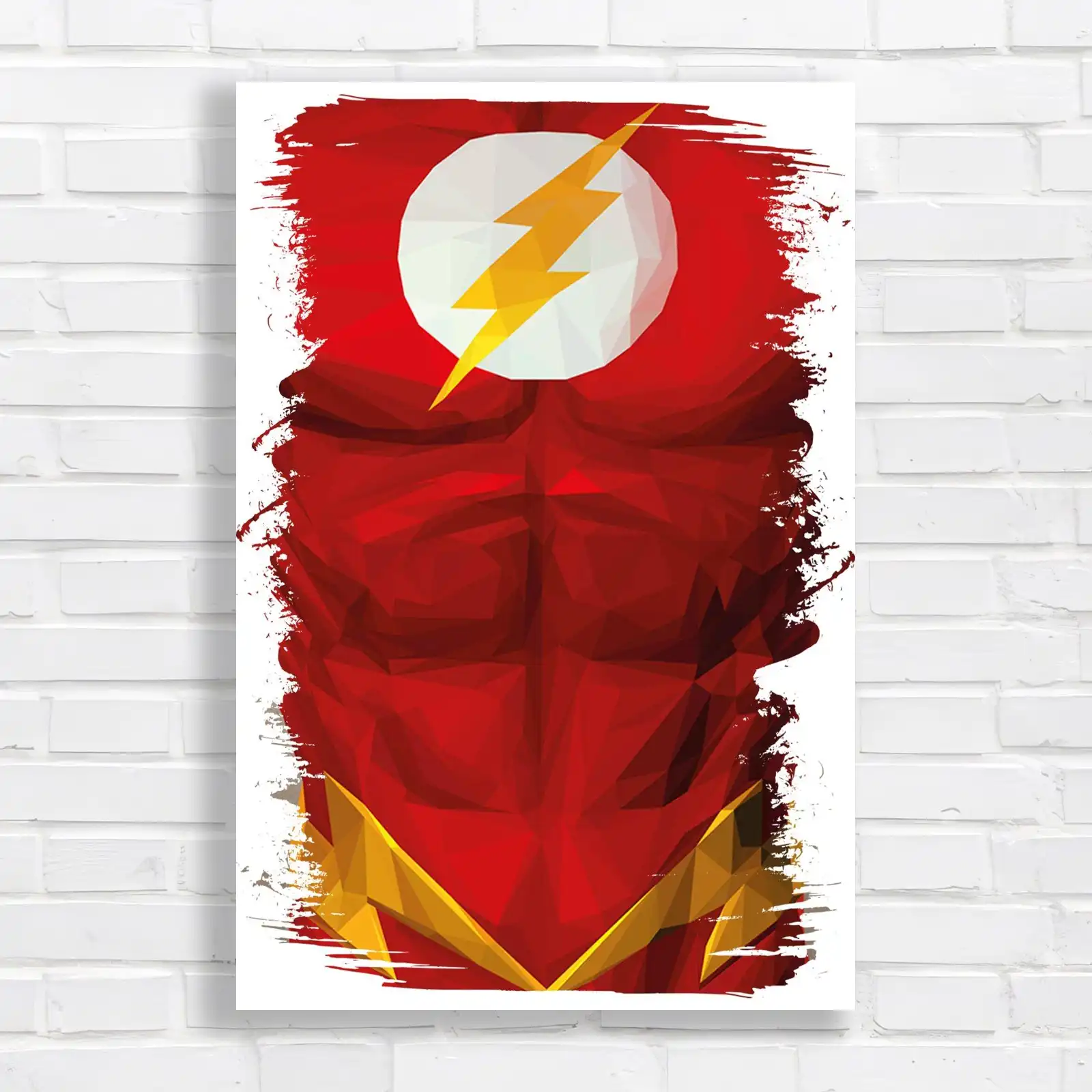 Vibrant Lightning Flash Abstract Canvas Print Large Picture Wall Art