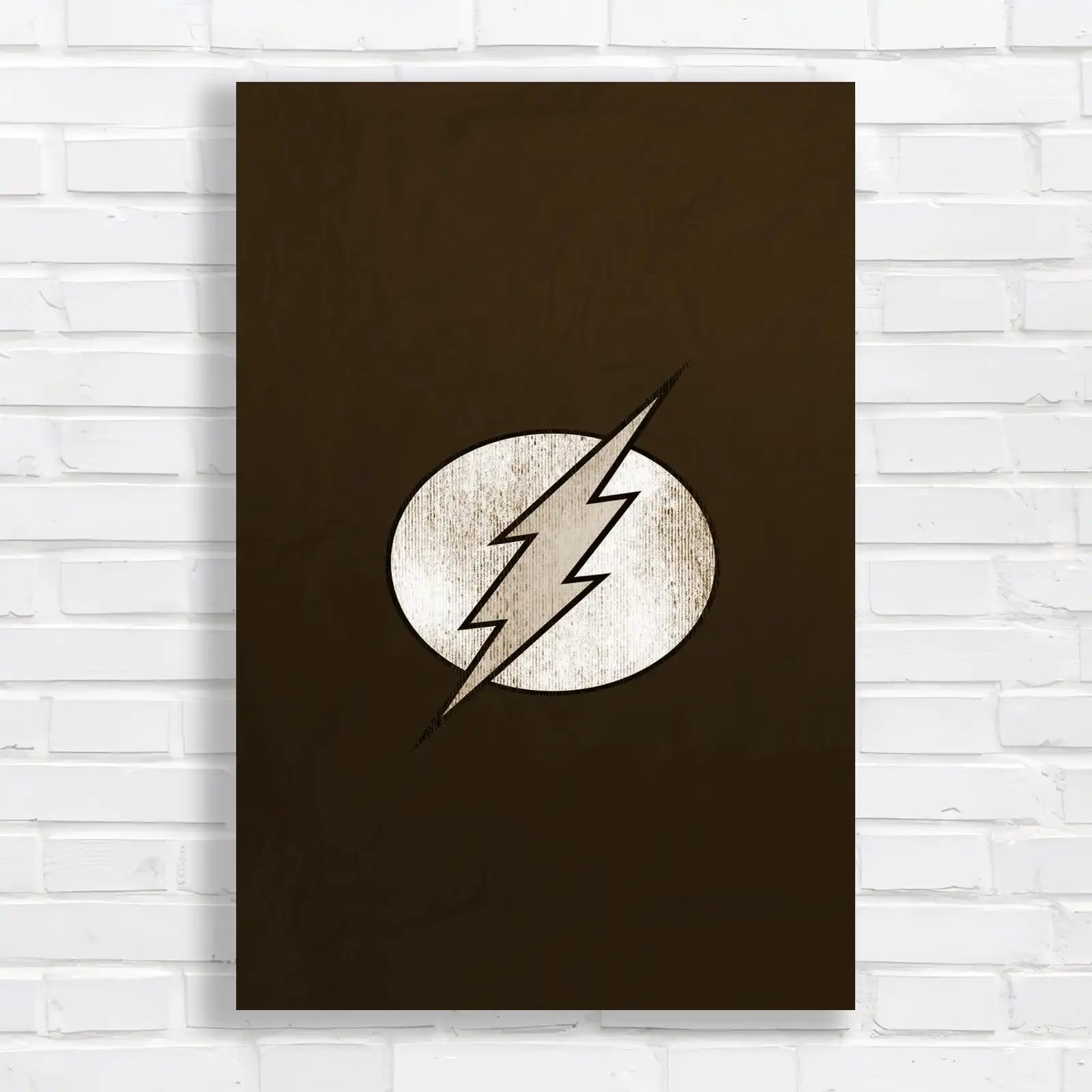 Electrifying Flash Symbol Canvas Print Large Picture Wall Art