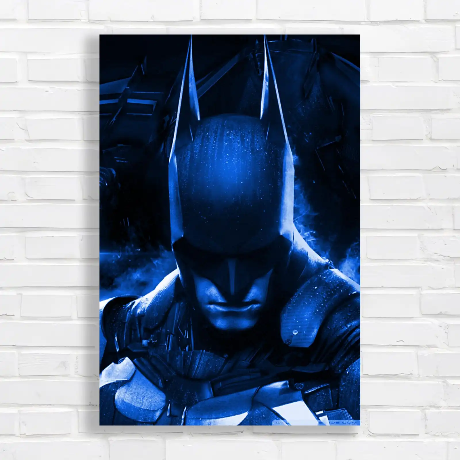 Moody Batman Superhero Canvas Print Large Picture Wall Art - Picture 5 of 12