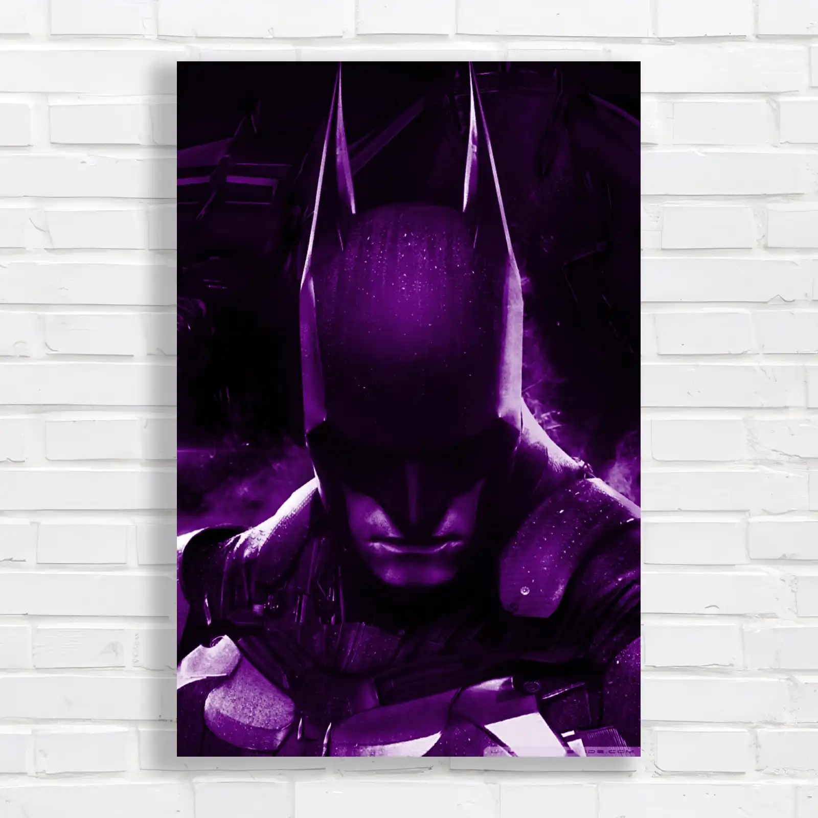Moody Batman Superhero Canvas Print Large Picture Wall Art - Picture 8 of 12