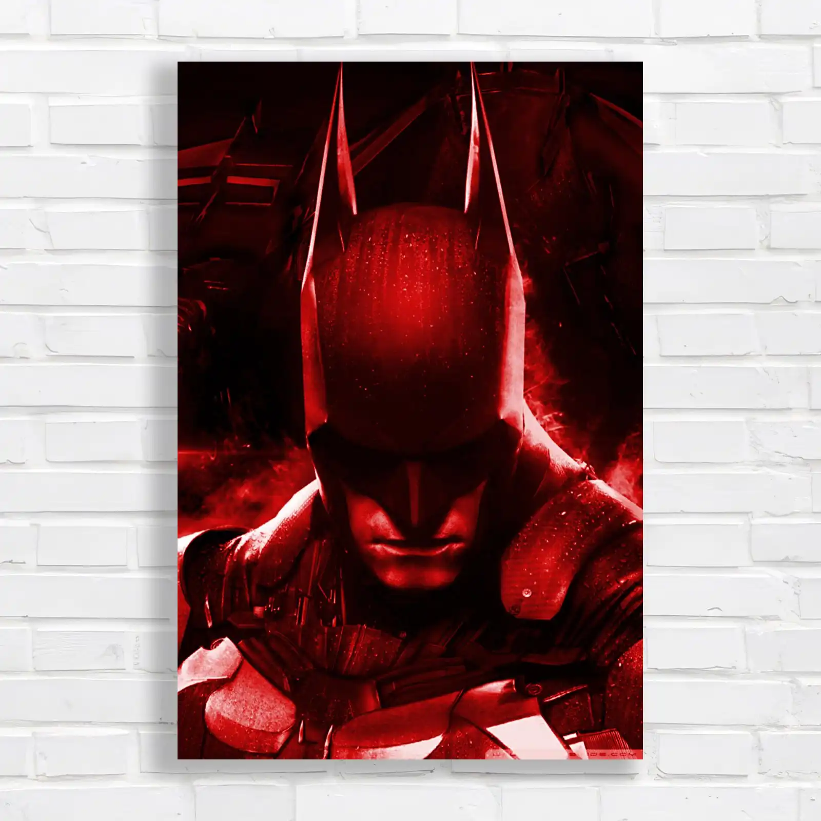 Moody Batman Superhero Canvas Print Large Picture Wall Art - Picture 4 of 12