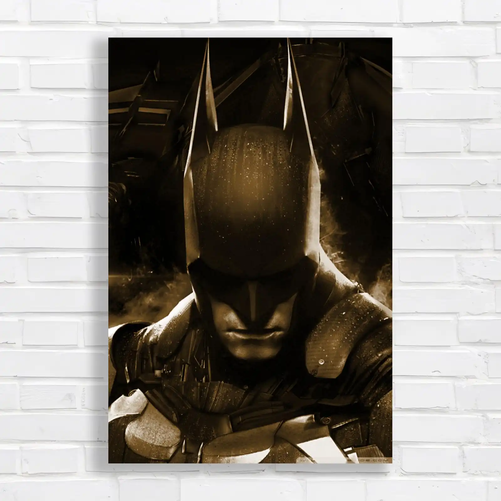 Moody Batman Superhero Canvas Print Large Picture Wall Art - Picture 12 of 12