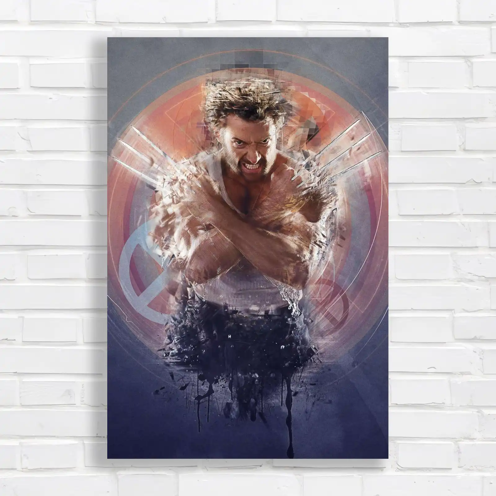 Energy Human Rage Powerful Superhuman Rage Canvas Print Large Picture Wall Art | eBay UK