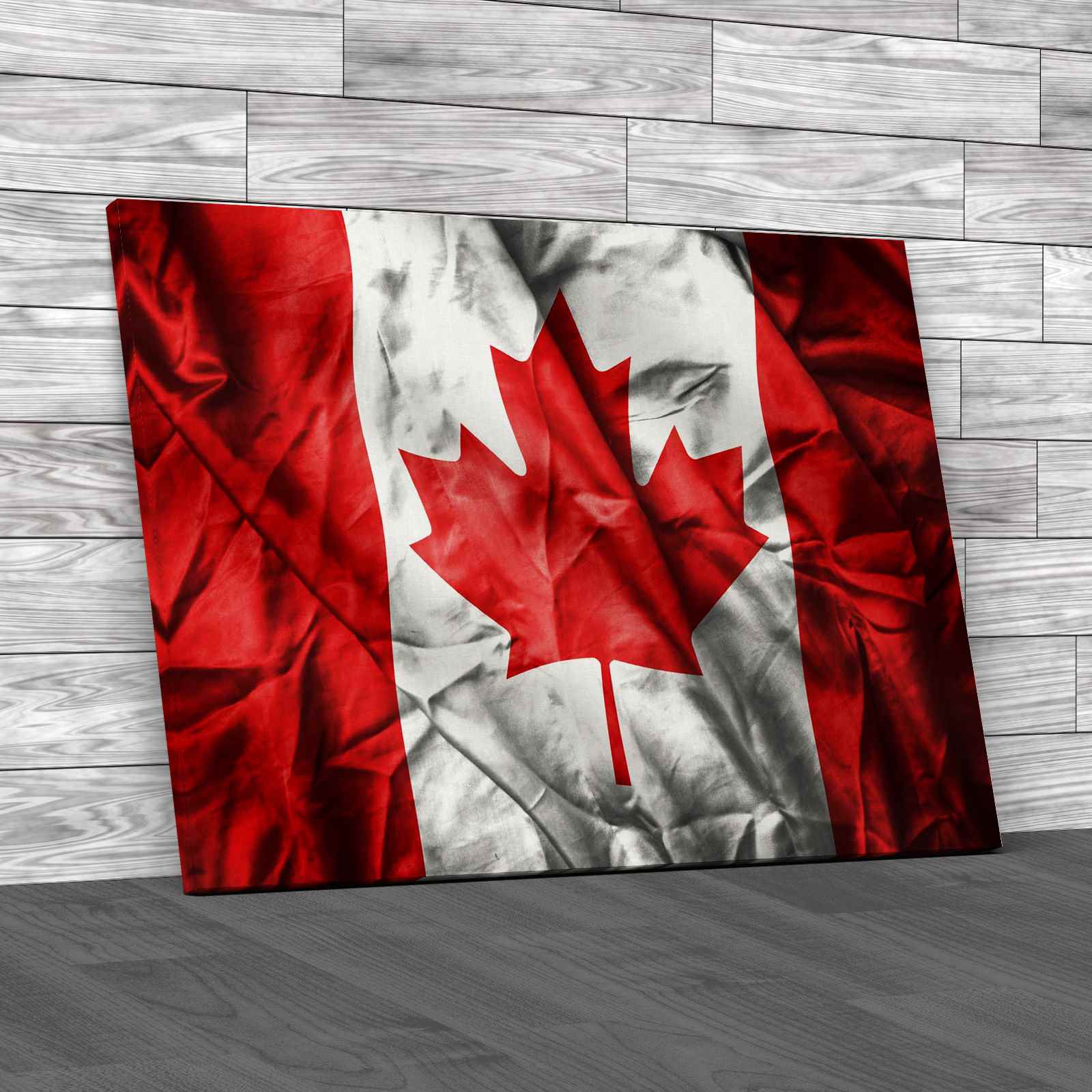 Canadian Flag Canvas Print Large Picture Wall Art eBay