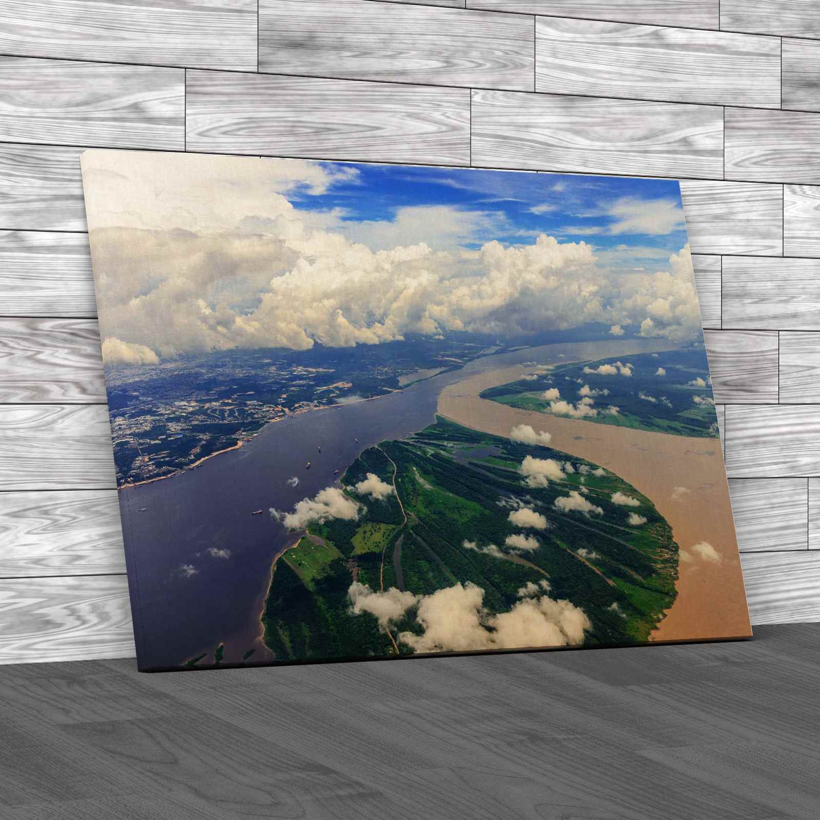 Amazon River Canvas Print Large Picture Wall Art
