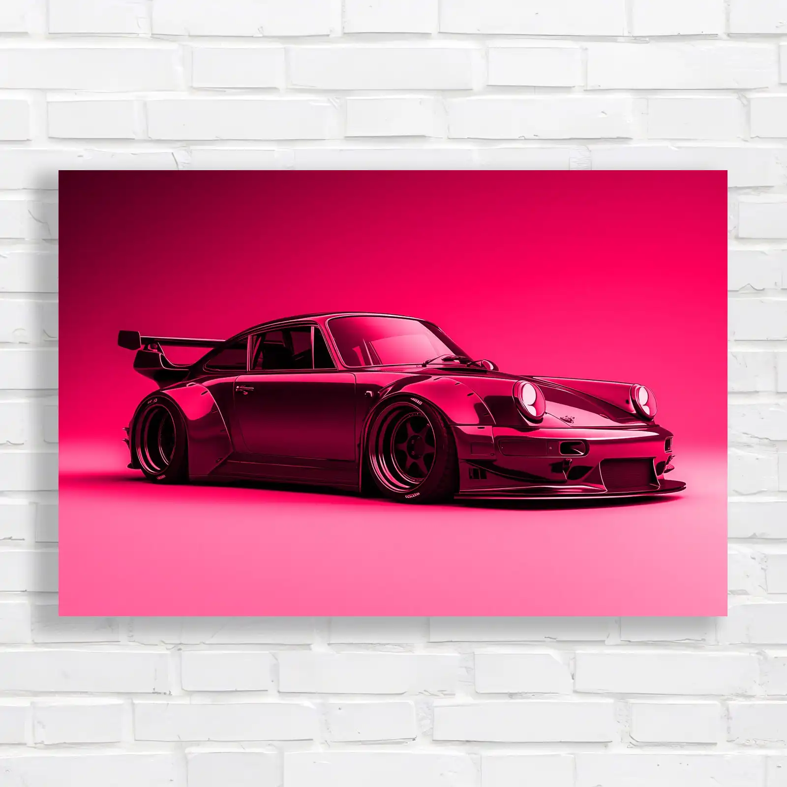 Sleek Porsche 911 Turbo Canvas Print Large Picture Wall Art