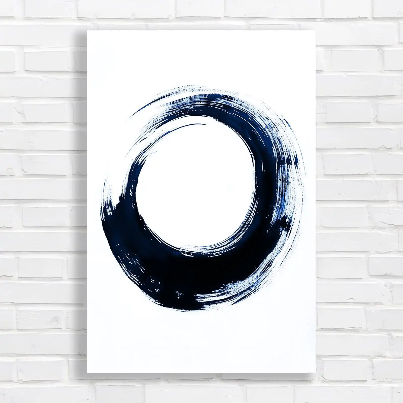 Abstract Zen Circle Canvas Print Large Picture Wall Art - Picture 5 of 12