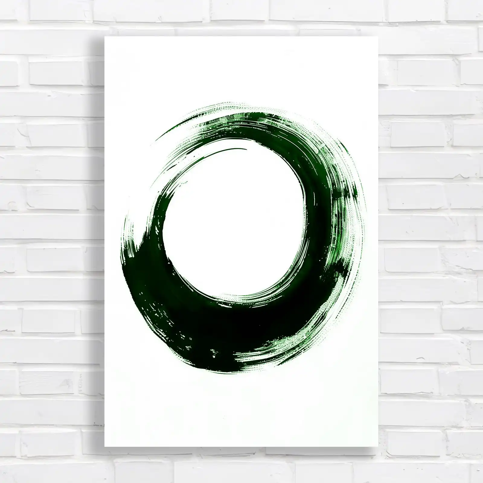 Abstract Zen Circle Canvas Print Large Picture Wall Art - Picture 7 of 12