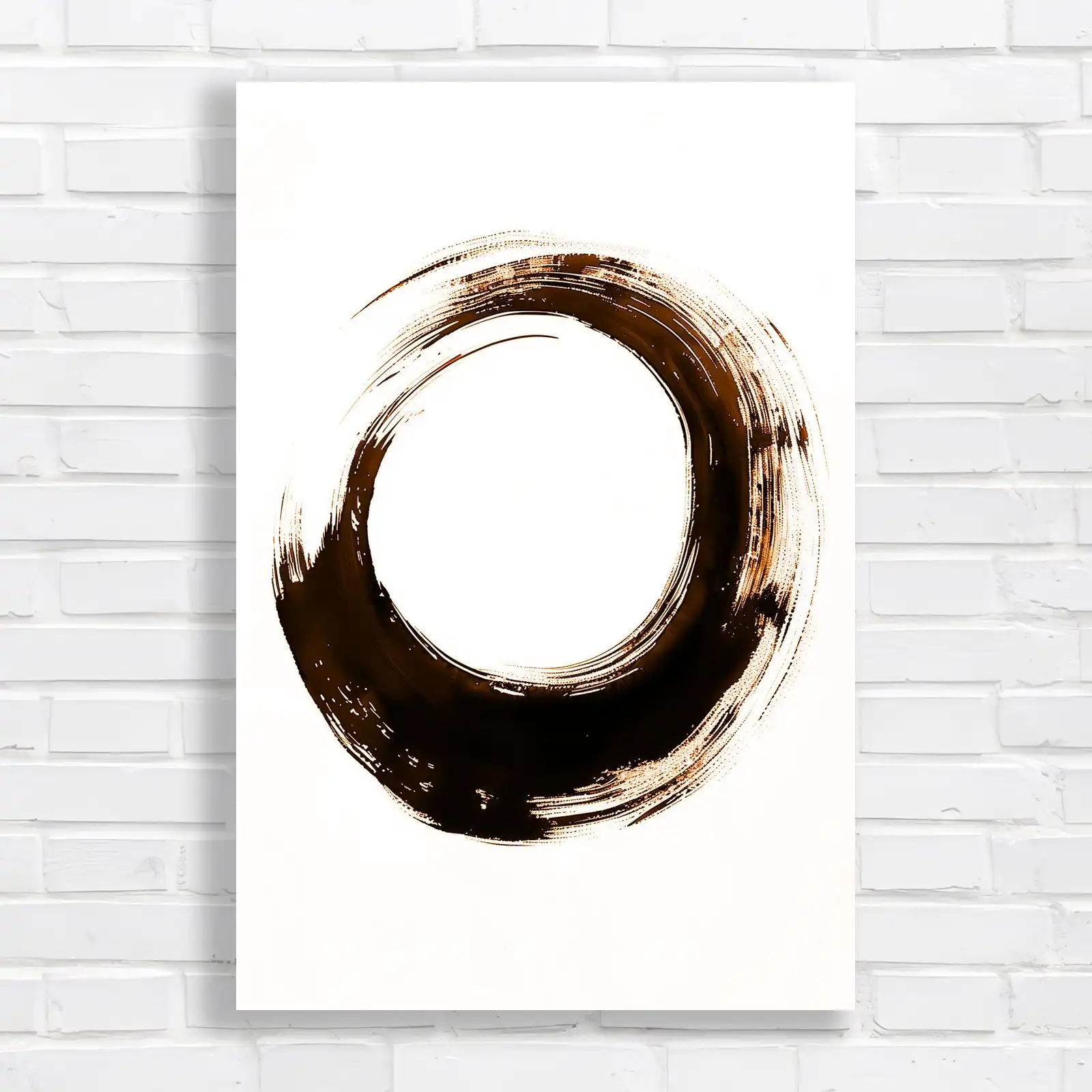 Abstract Zen Circle Canvas Print Large Picture Wall Art - Picture 11 of 12