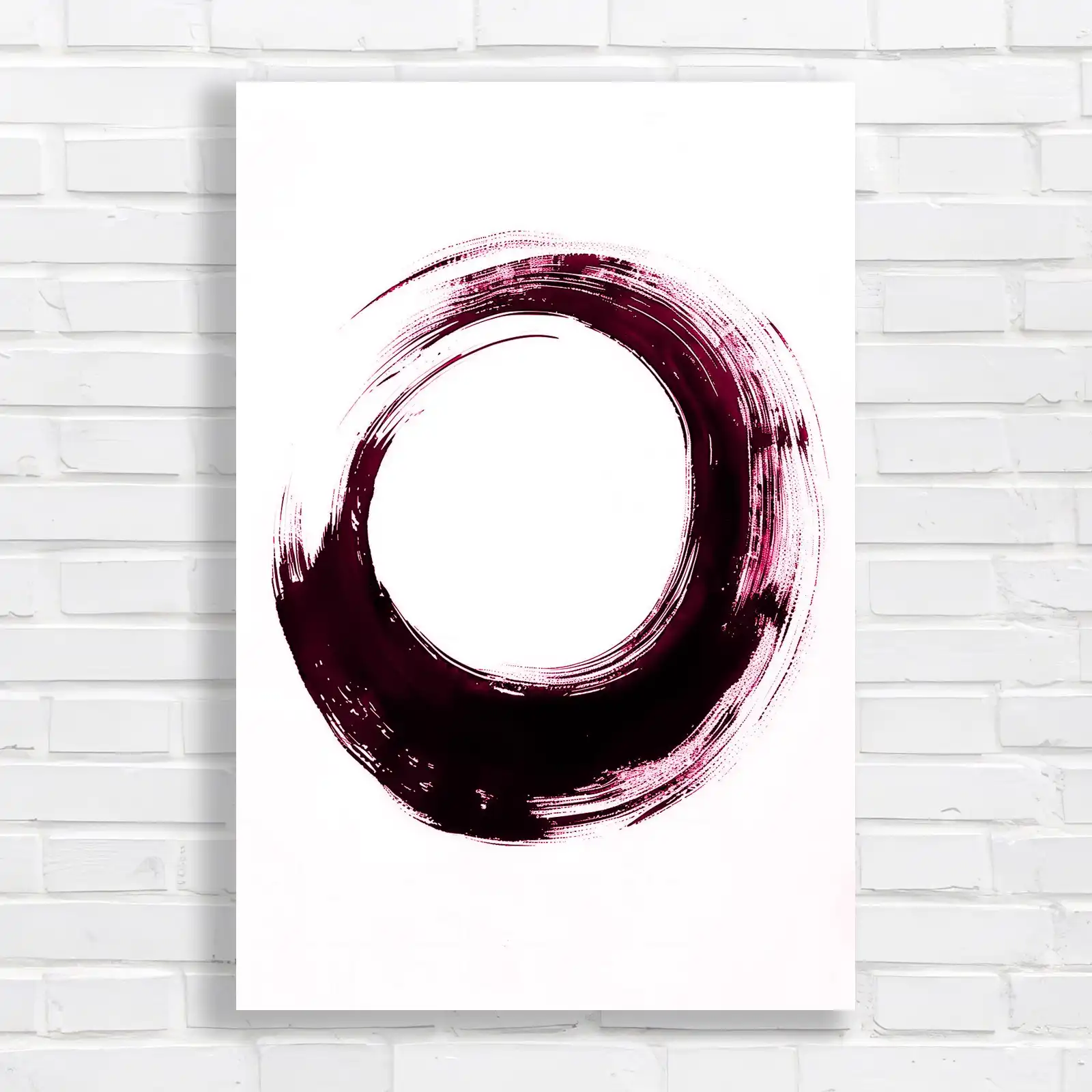 Abstract Zen Circle Canvas Print Large Picture Wall Art - Picture 9 of 12