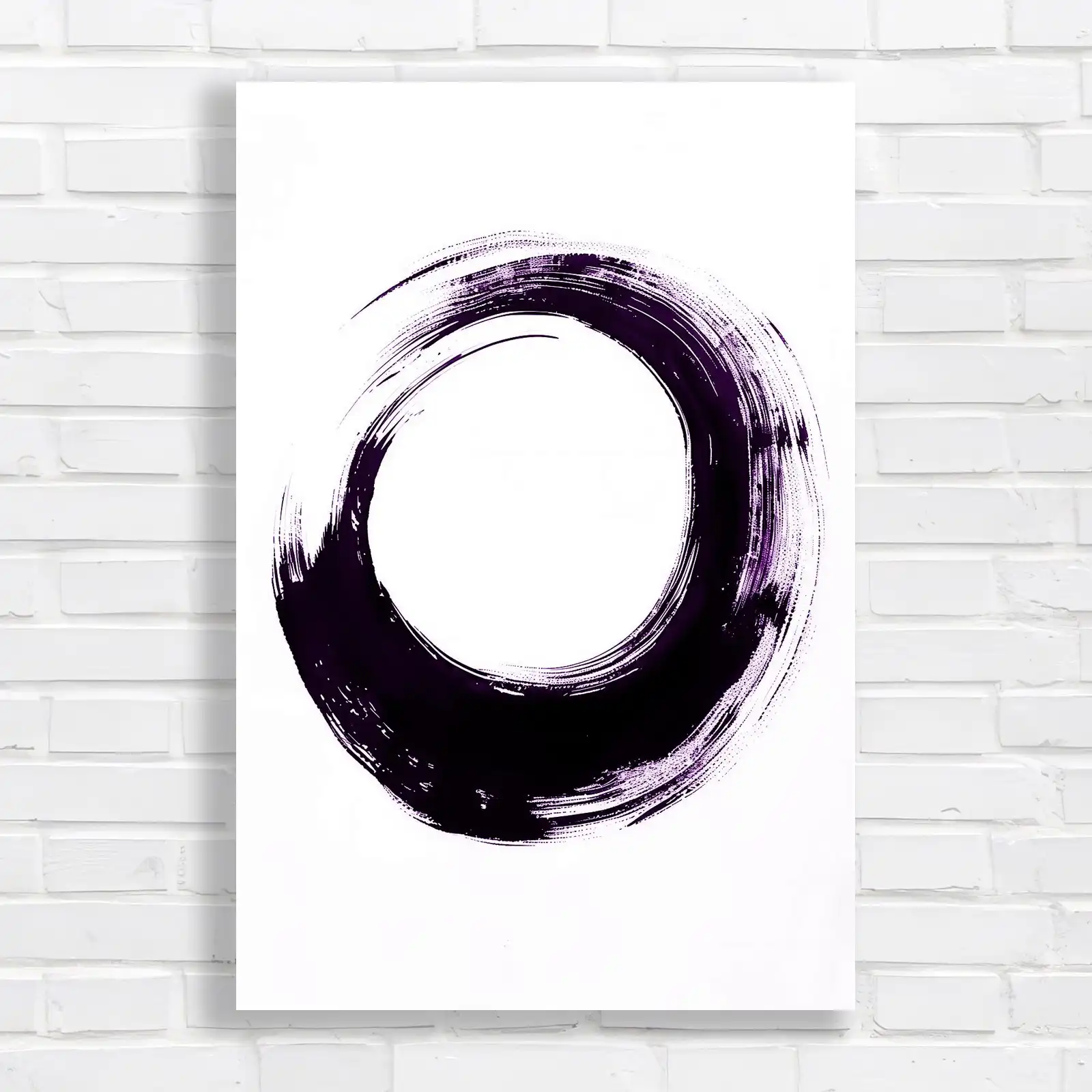 Abstract Zen Circle Canvas Print Large Picture Wall Art - Picture 8 of 12