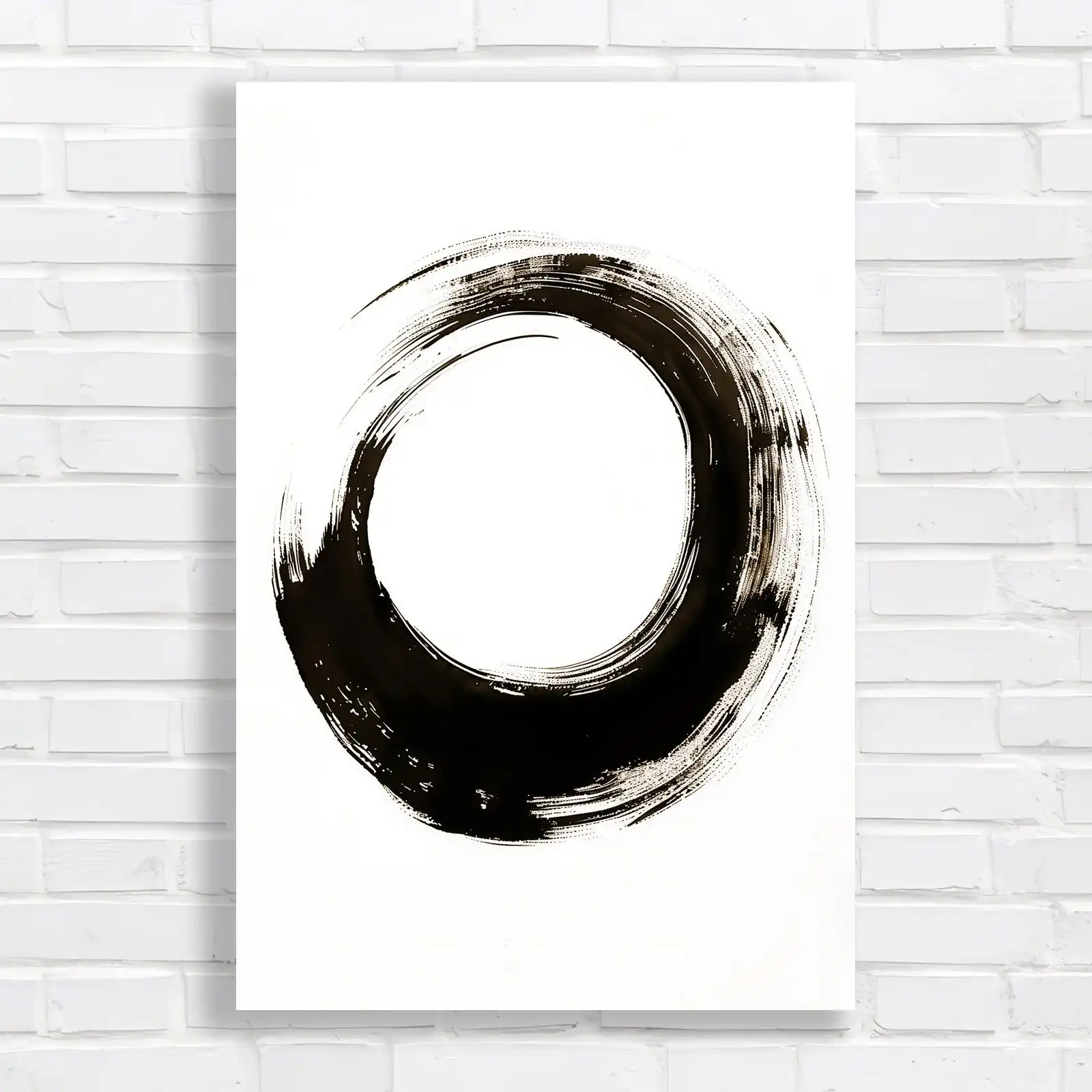 Abstract Zen Circle Canvas Print Large Picture Wall Art - Picture 12 of 12