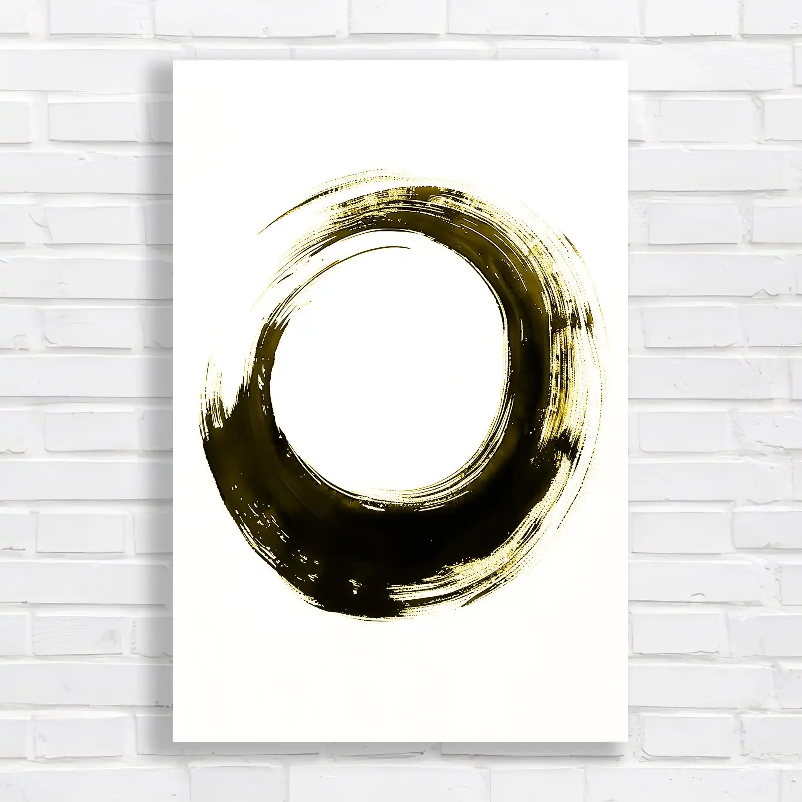 Abstract Zen Circle Canvas Print Large Picture Wall Art - Picture 10 of 12