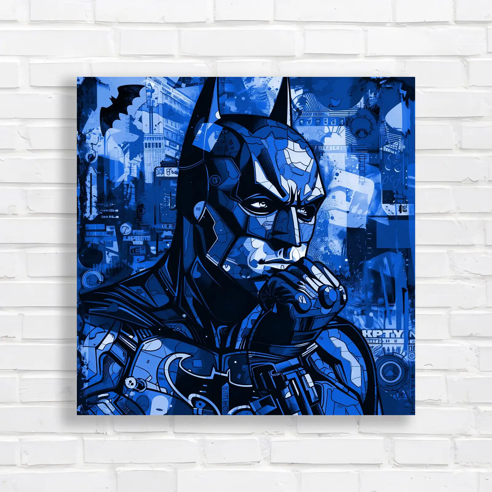 Vibrant Batman Pop Canvas Print Large Picture Wall Art - Picture 5 of 12