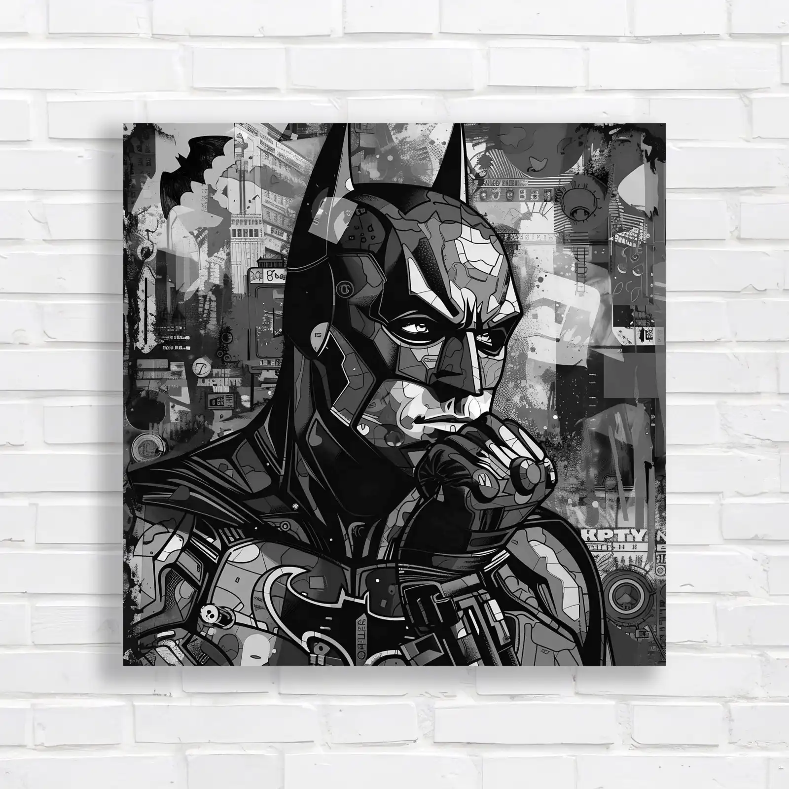 Vibrant Batman Pop Canvas Print Large Picture Wall Art - Picture 3 of 12