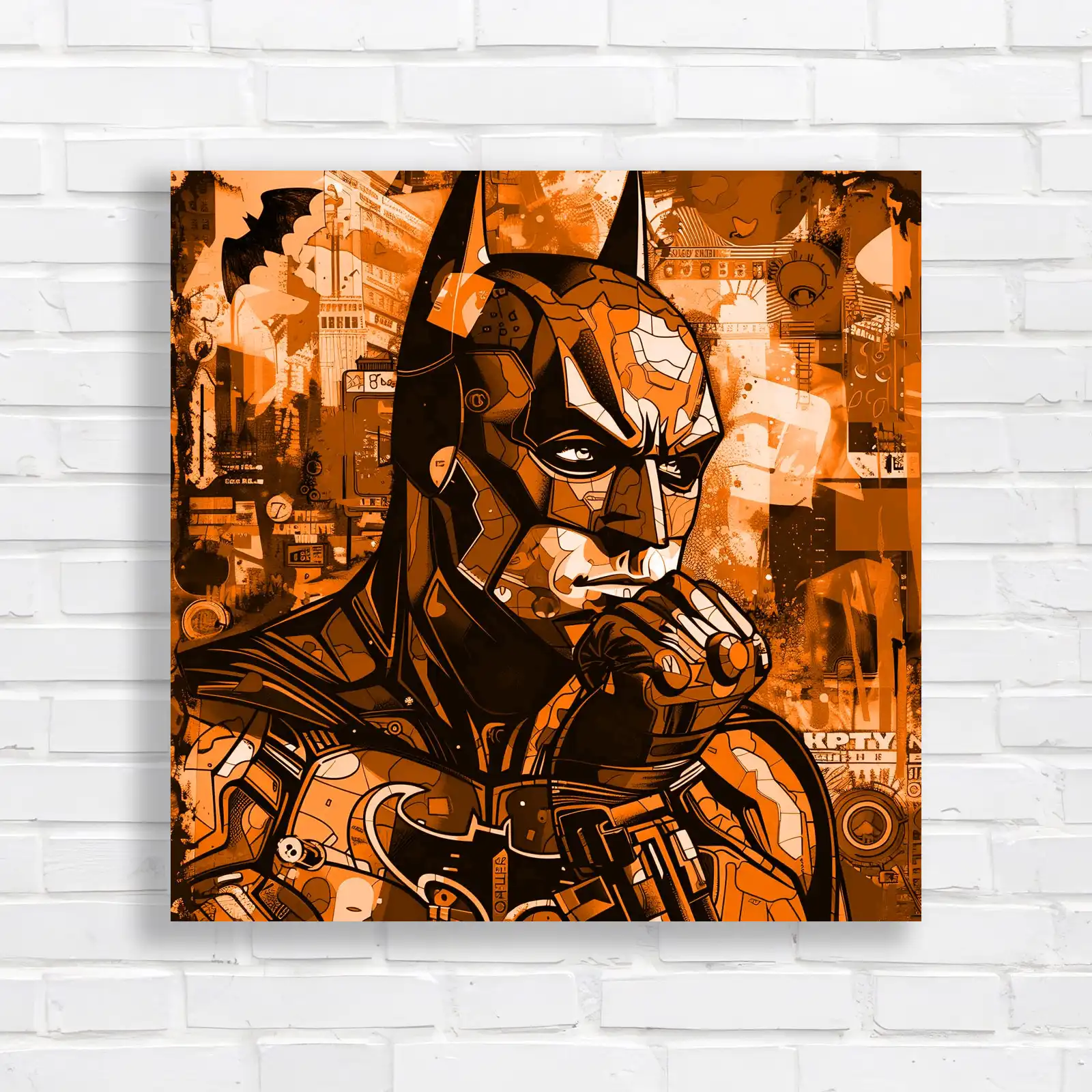 Vibrant Batman Pop Canvas Print Large Picture Wall Art - Picture 11 of 12