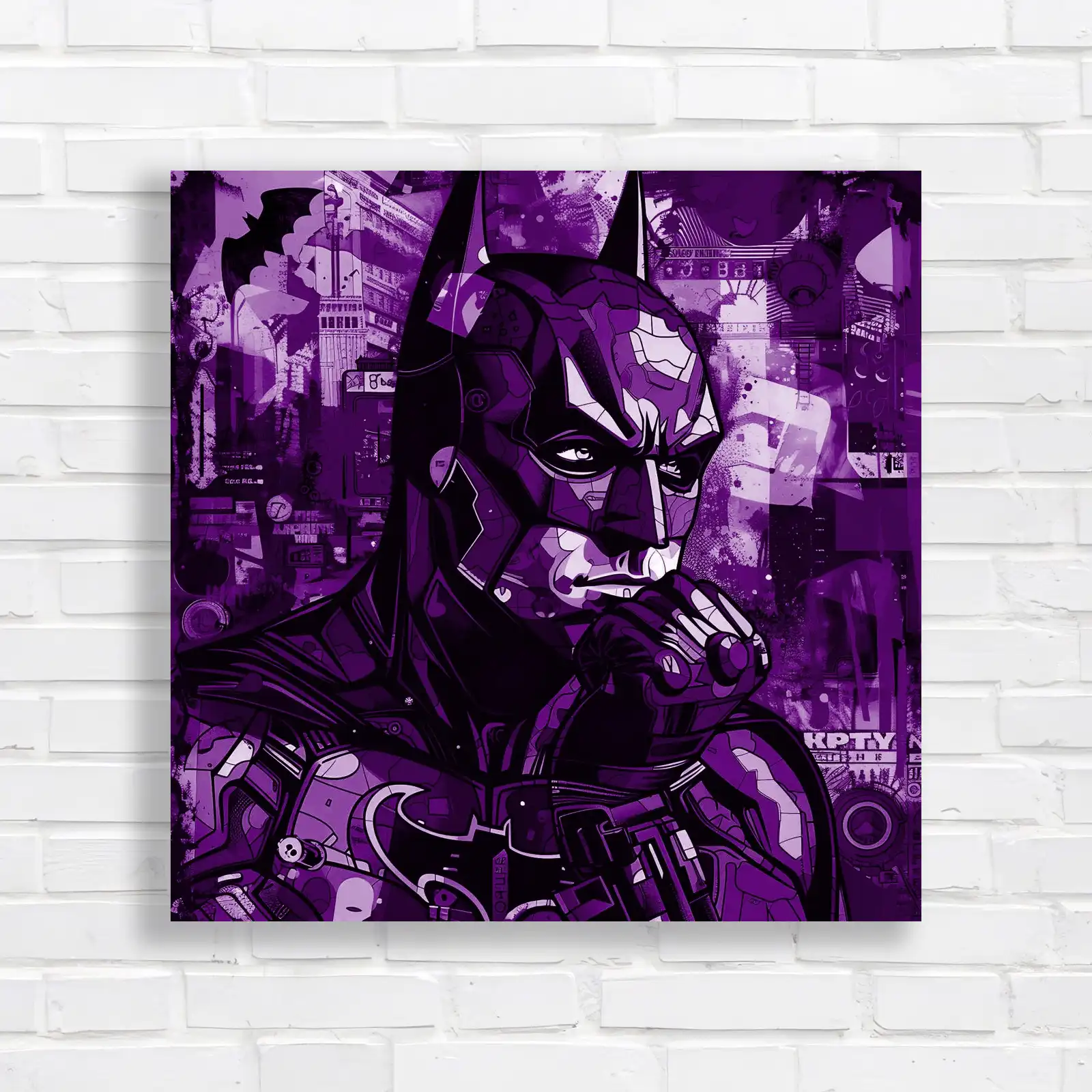 Vibrant Batman Pop Canvas Print Large Picture Wall Art - Picture 8 of 12