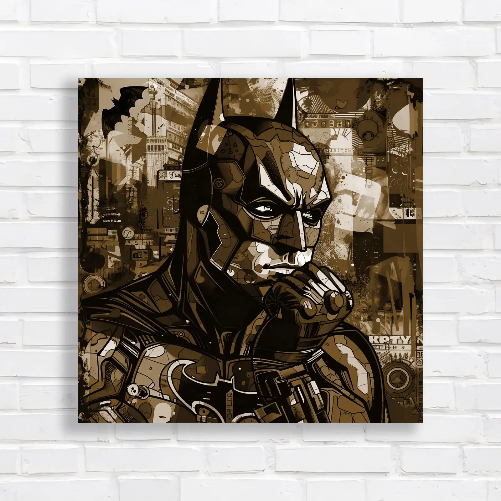 Vibrant Batman Pop Canvas Print Large Picture Wall Art - Picture 12 of 12