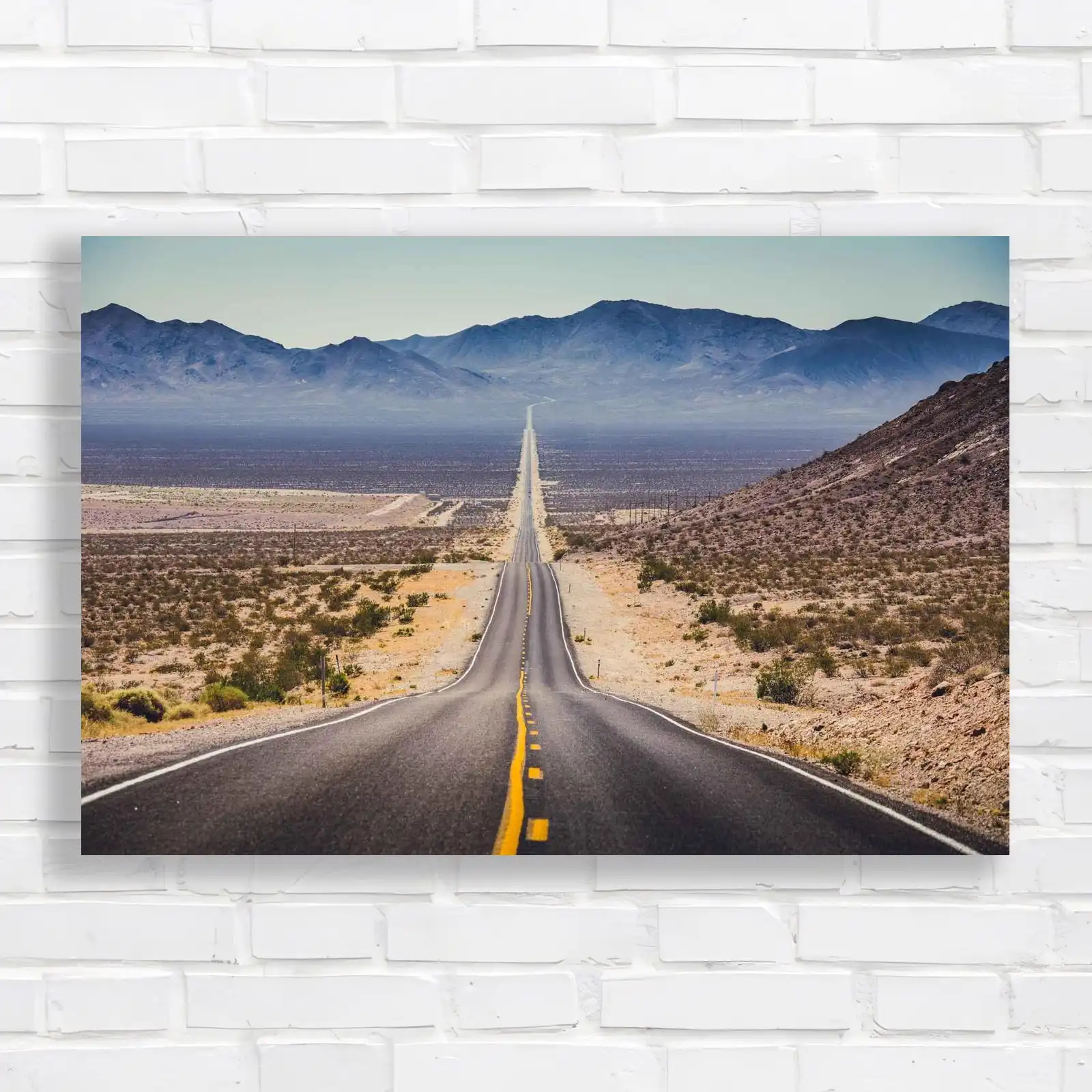 Desert Highway Scenic Desert Landscape Canvas Print Large Picture Wall Art