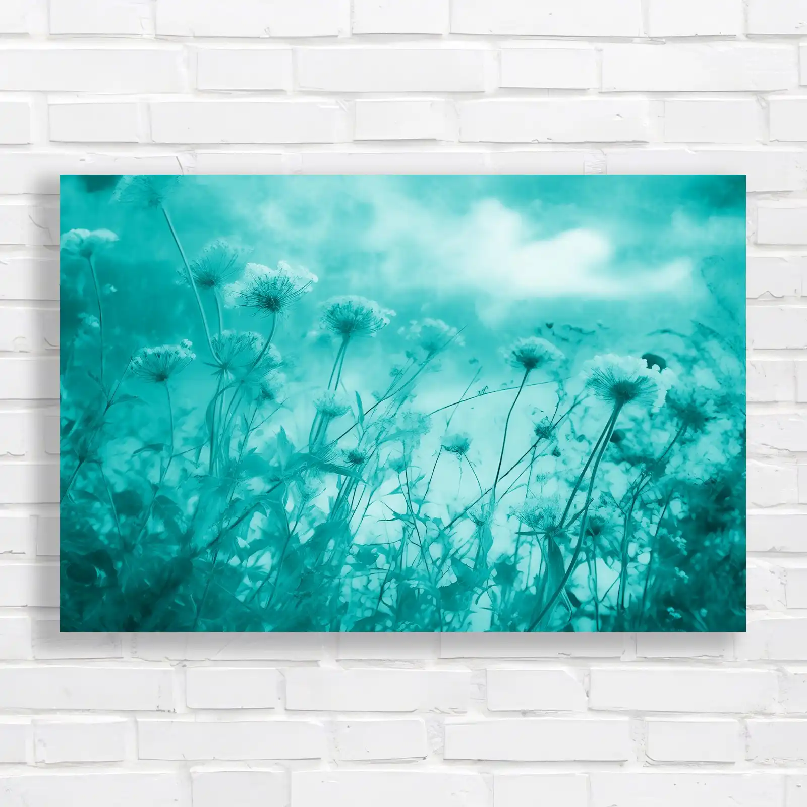 Whimsical Dandelion Field Canvas Print Large Picture Wall Art