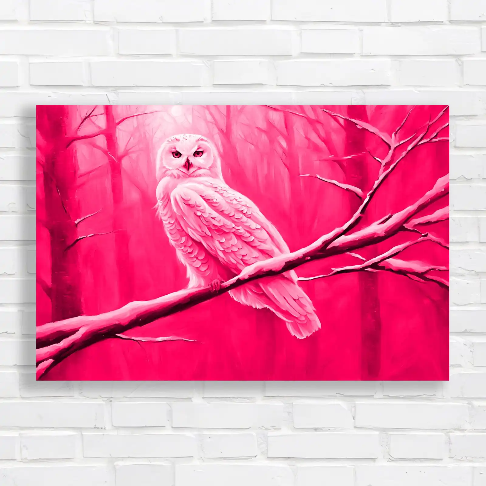 Majestic Snowy Owl Canvas Print Large Picture Wall Art