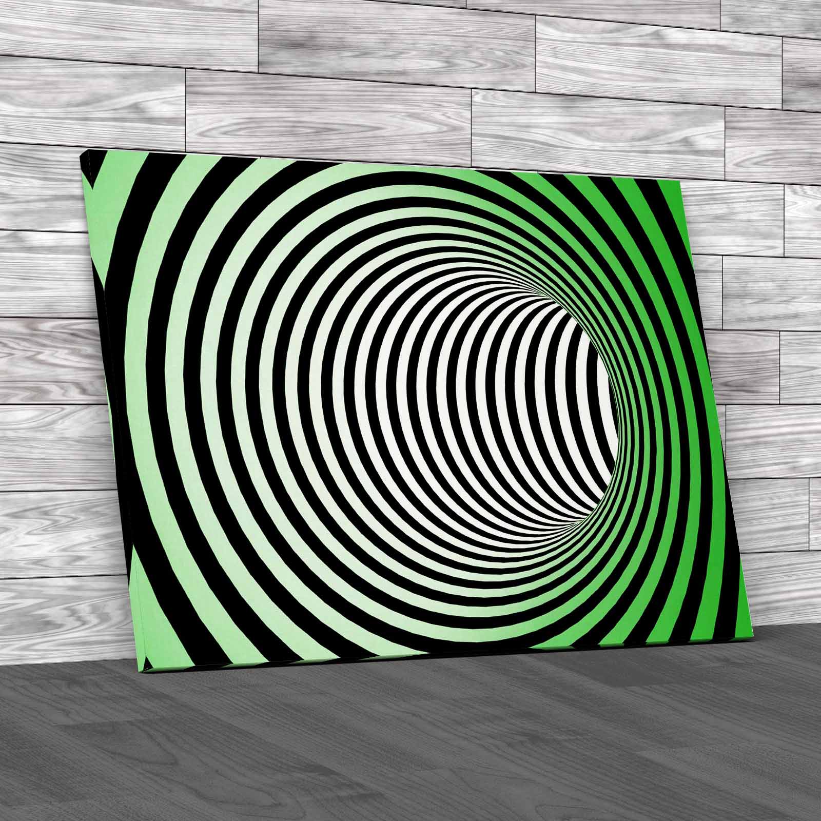 Illusion Circles Canvas Print Large Picture Wall Art - Picture 7 of 12