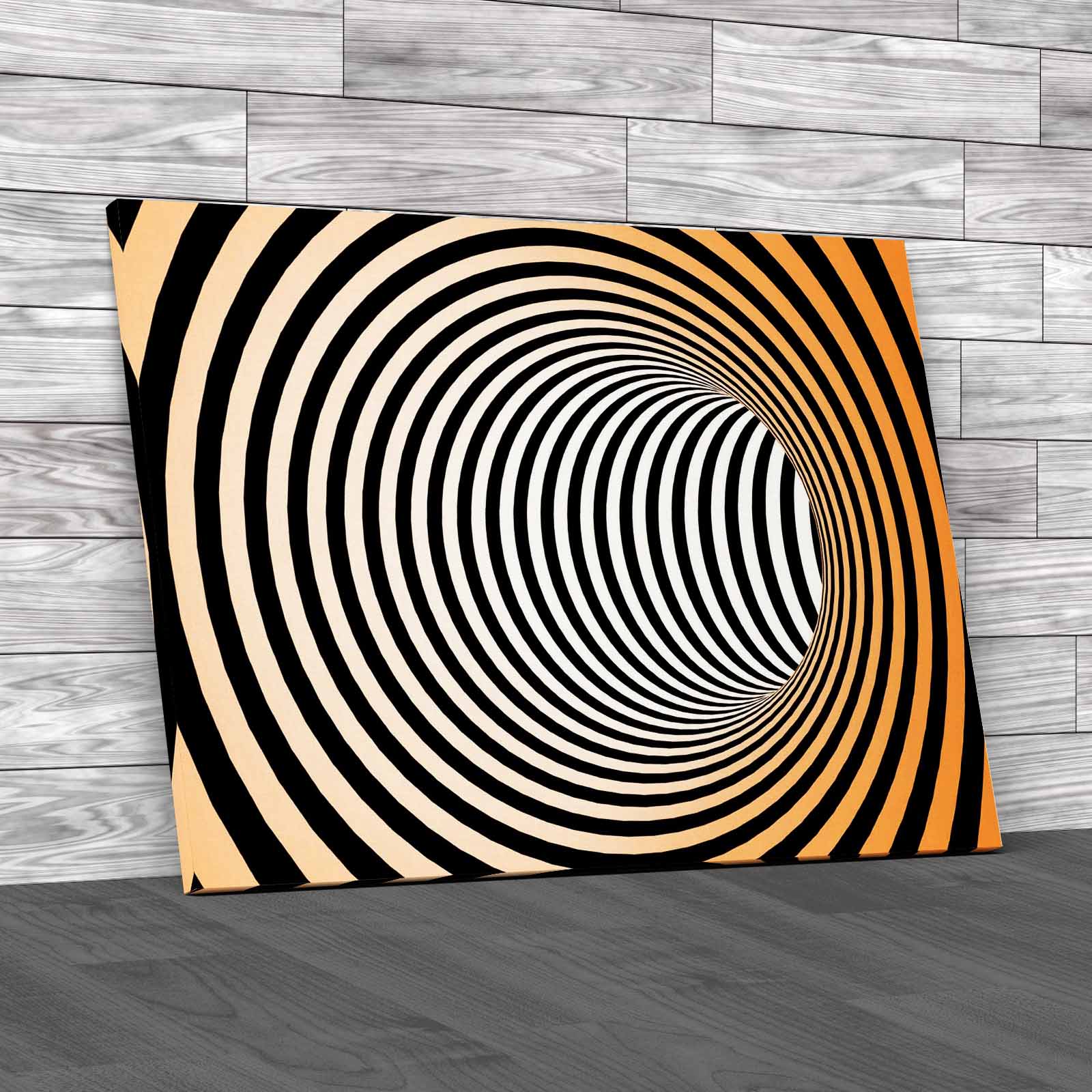 Illusion Circles Canvas Print Large Picture Wall Art - Picture 11 of 12