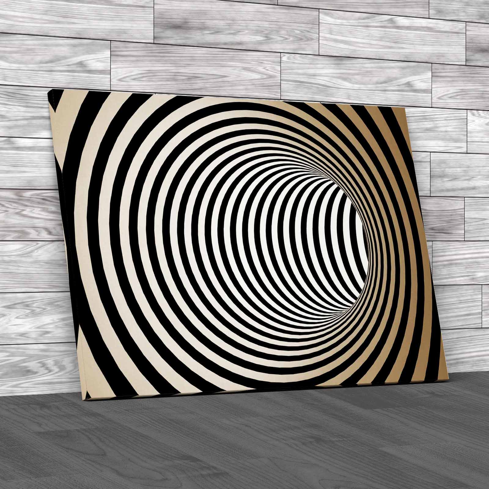 Illusion Circles Canvas Print Large Picture Wall Art - Picture 12 of 12