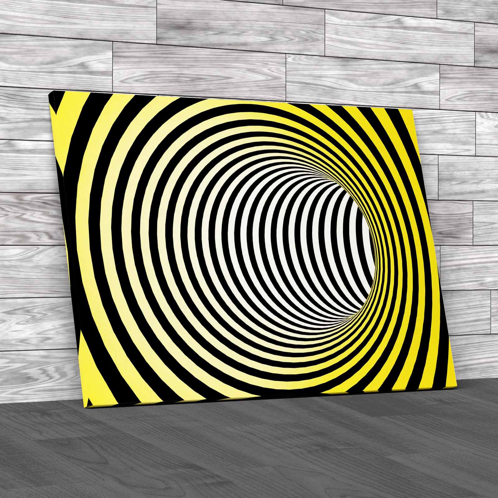 Illusion Circles Canvas Print Large Picture Wall Art - Picture 10 of 12