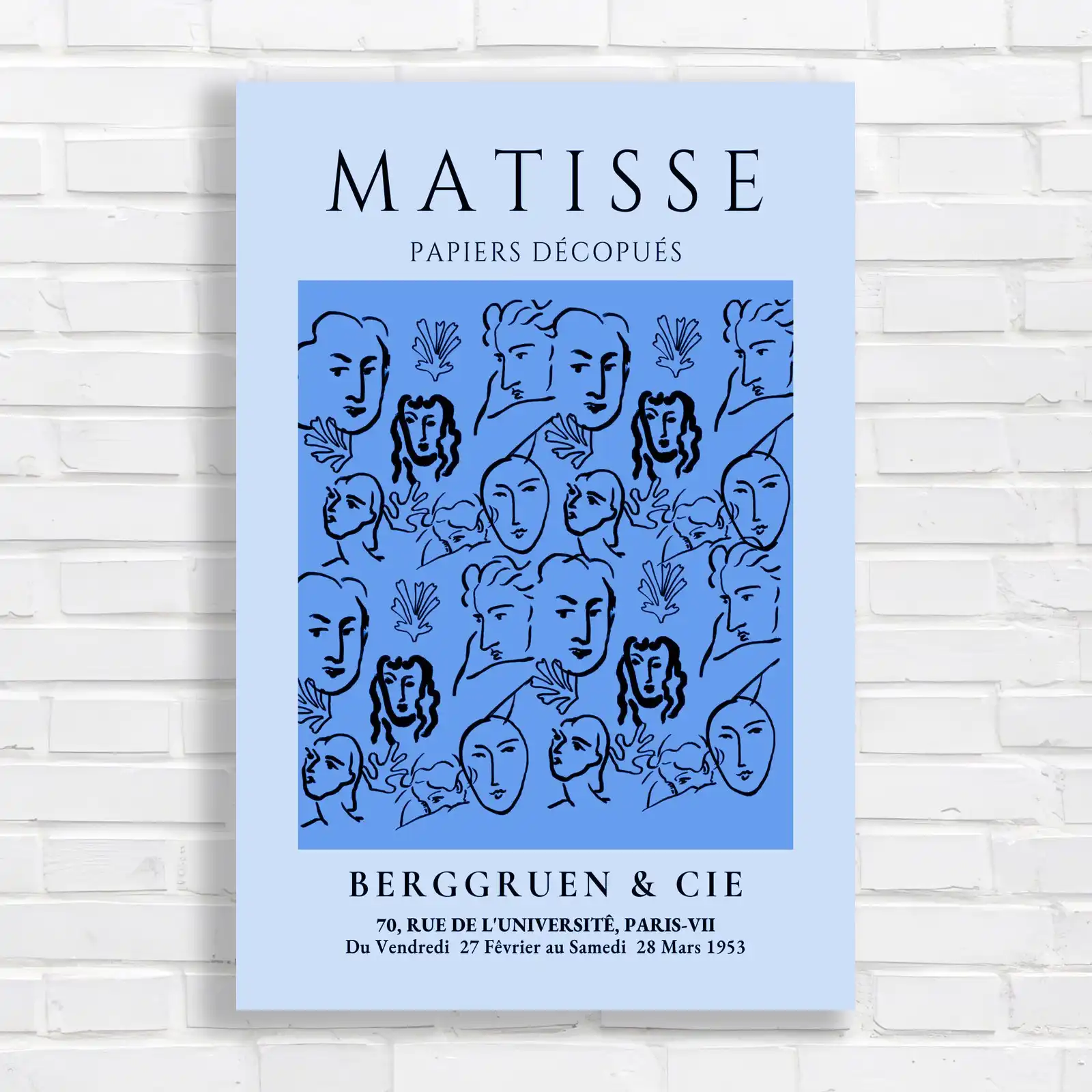 Matisse Papiers DupAbstract Canvas Print Large Picture Wall Art