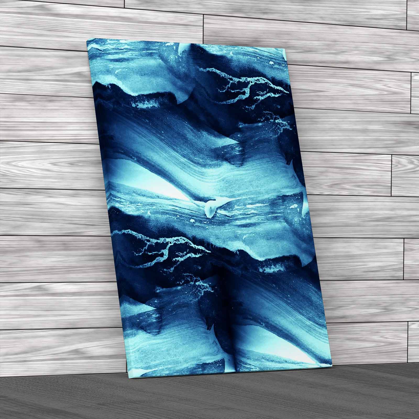 Abstract Waves Canvas Print Large Picture Wall Art Ebay